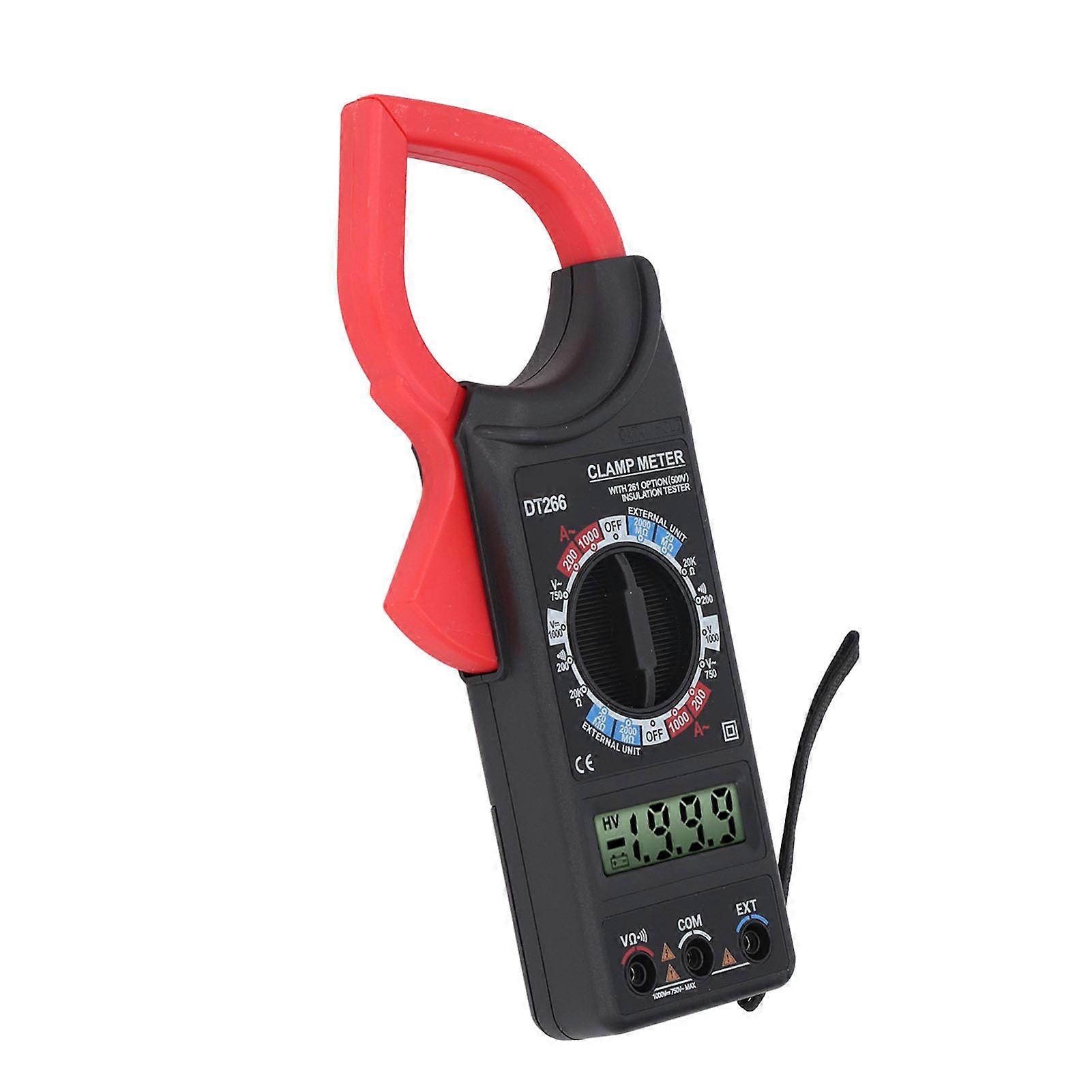 Clamp Multimeter Tester High Accuracy Fully Automatic 1999 Counts Voltage Current Resistor Tester with Buzzing 
