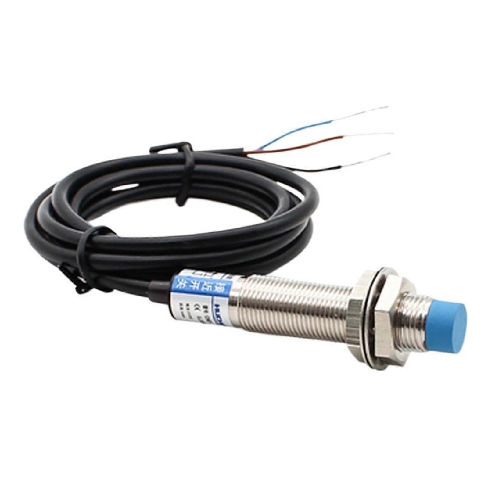 2025 LJ12A34Z/BX LJ12A34Z/BY Proximity Switch Inductive Proximity Sensor Detection Switch NPN/PNP DC 636V Approach Sensor 12mm (Color : LJ12A34Z AX)