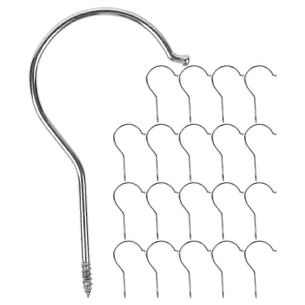 Home Use Hanger Hook Replacement Silver 9 50X5 00X0 20CM 20Pcs