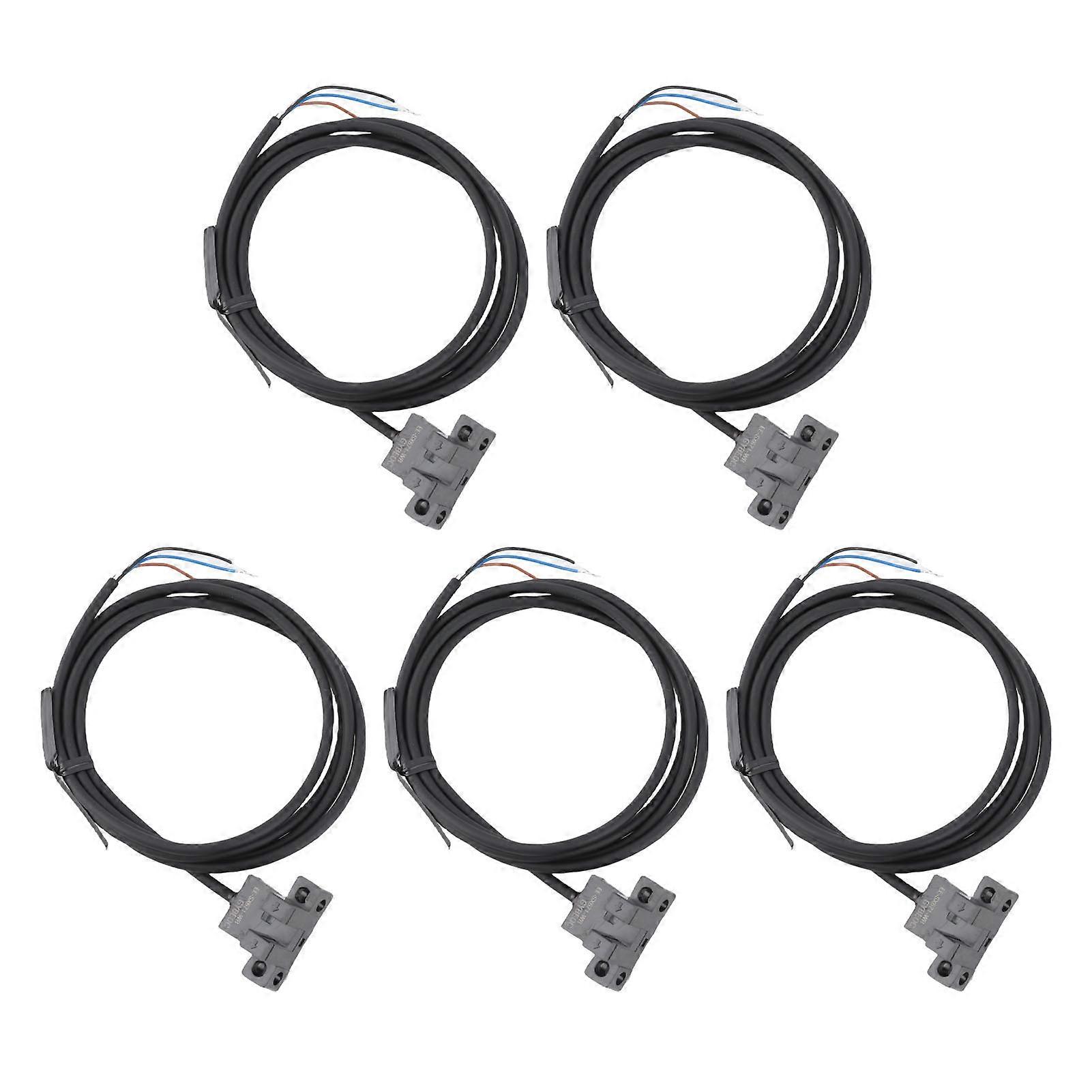 5Pcs U Shaped Slot Photoelectric Switch Sensor for Detection, with Electronic Component and Controller Function