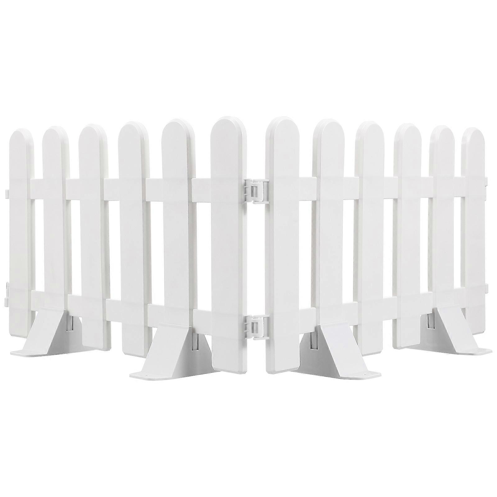 2pcs Plastic Fence for Courtyard Indoor Garden with
