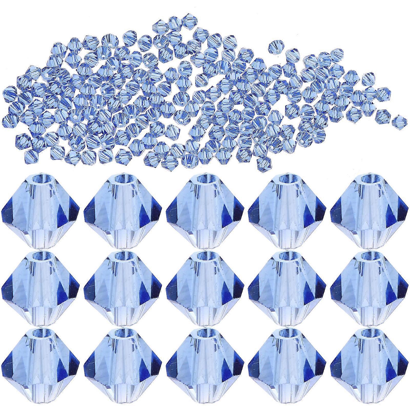 Rhomb Glass Beads – Rhomboid Charms for DIY Jewelry & Crafts – Smooth, Brightly Colored Loose Beads for Unique Handicraft Projects