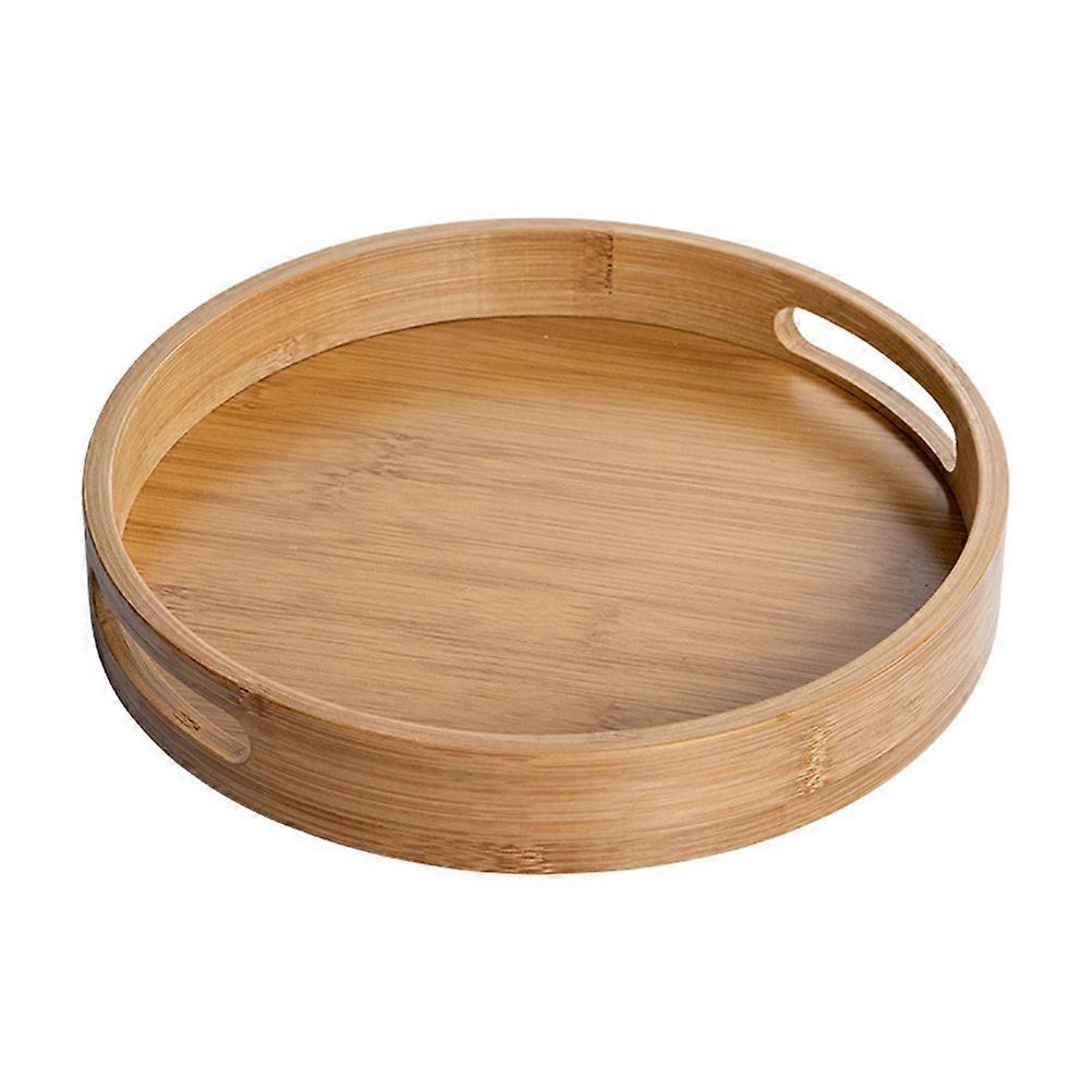 Round Serving Tray Portable Snack Fruit Vegetable Storage Home Kitchen Party Use