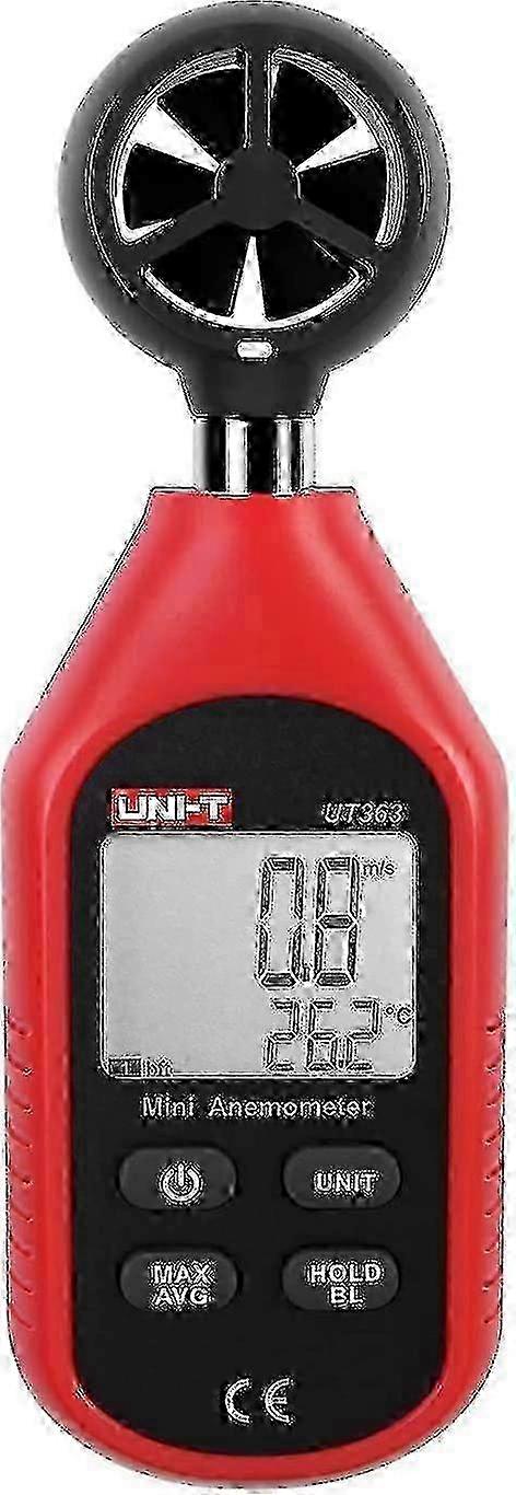 2025 UT363 Mini Digitales Anemometer Hochgenaues Windmessgerät Handheld Pulser Windgeschwindigkeitssensor Anemometer_m24