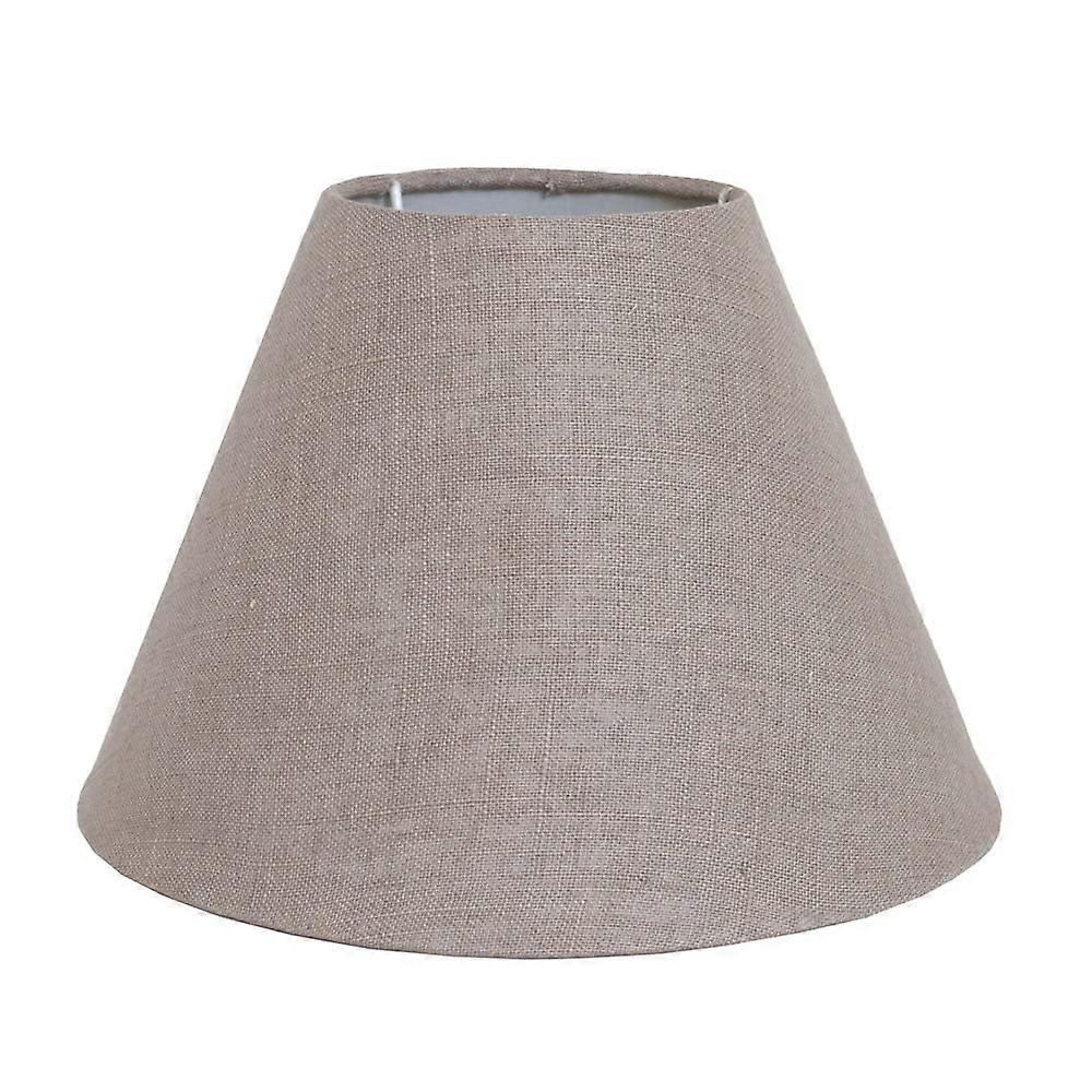 Rgen Lampshade Light Brown Beige Ecru Rustic Fabric Diameter 23 cm Beach House Decoration