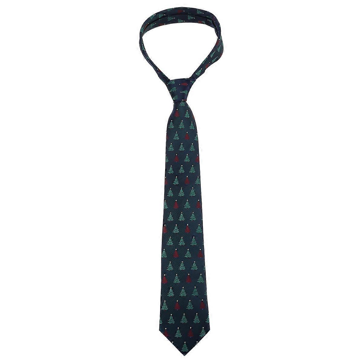 Here's a refined and professional product description based on your input:
**1 Pc Stylish Christmas Neck Tie – Polyester Silk Necktie for Men –