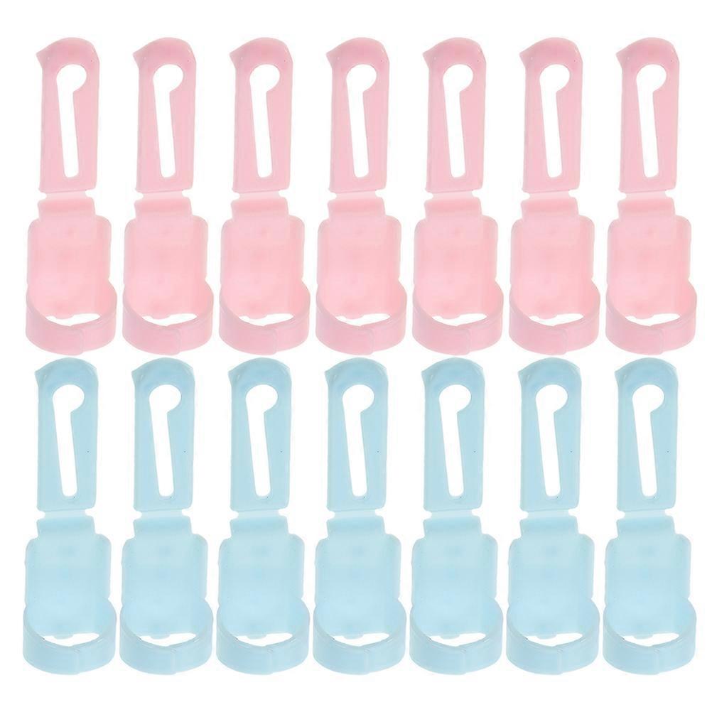 Rotatable Yarn Holder Crochet Finger Yarn Holder Experienced Knitters Thread Guide Separated Thimble 20Pcs