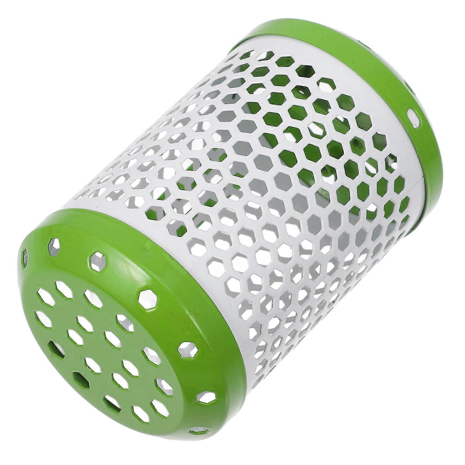 爬虫類ヒートランプガードセラミックヒートエミッターランプシェード屋内ペットケアグリーン12.00X7.50X7.50CM暖房1個