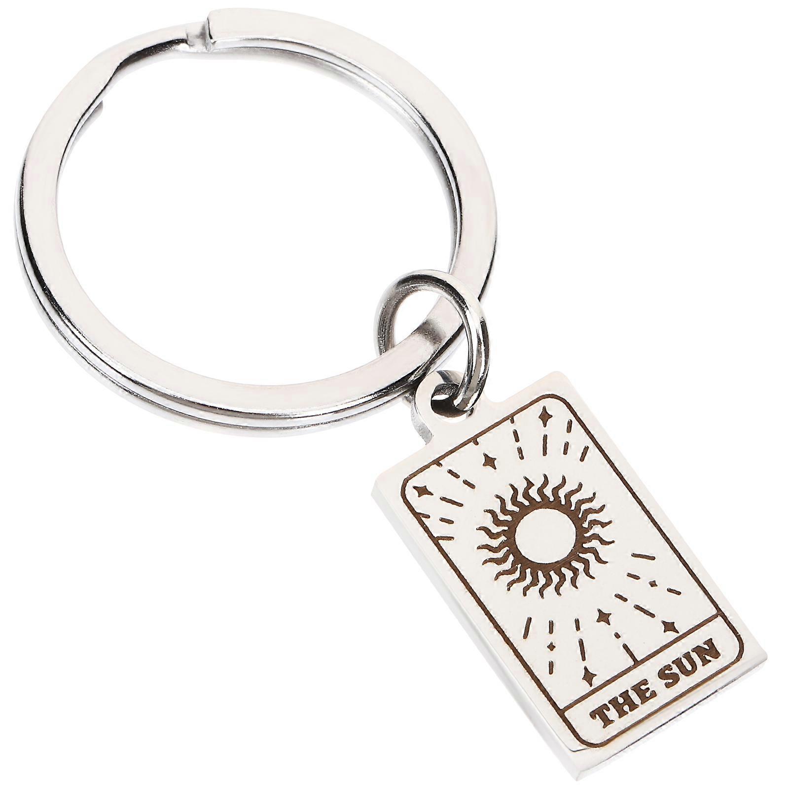 Backpack Pendant Keyring Metal Keychains For School Bag Pendant 2 3X2 3CM Silver Color 1Set
