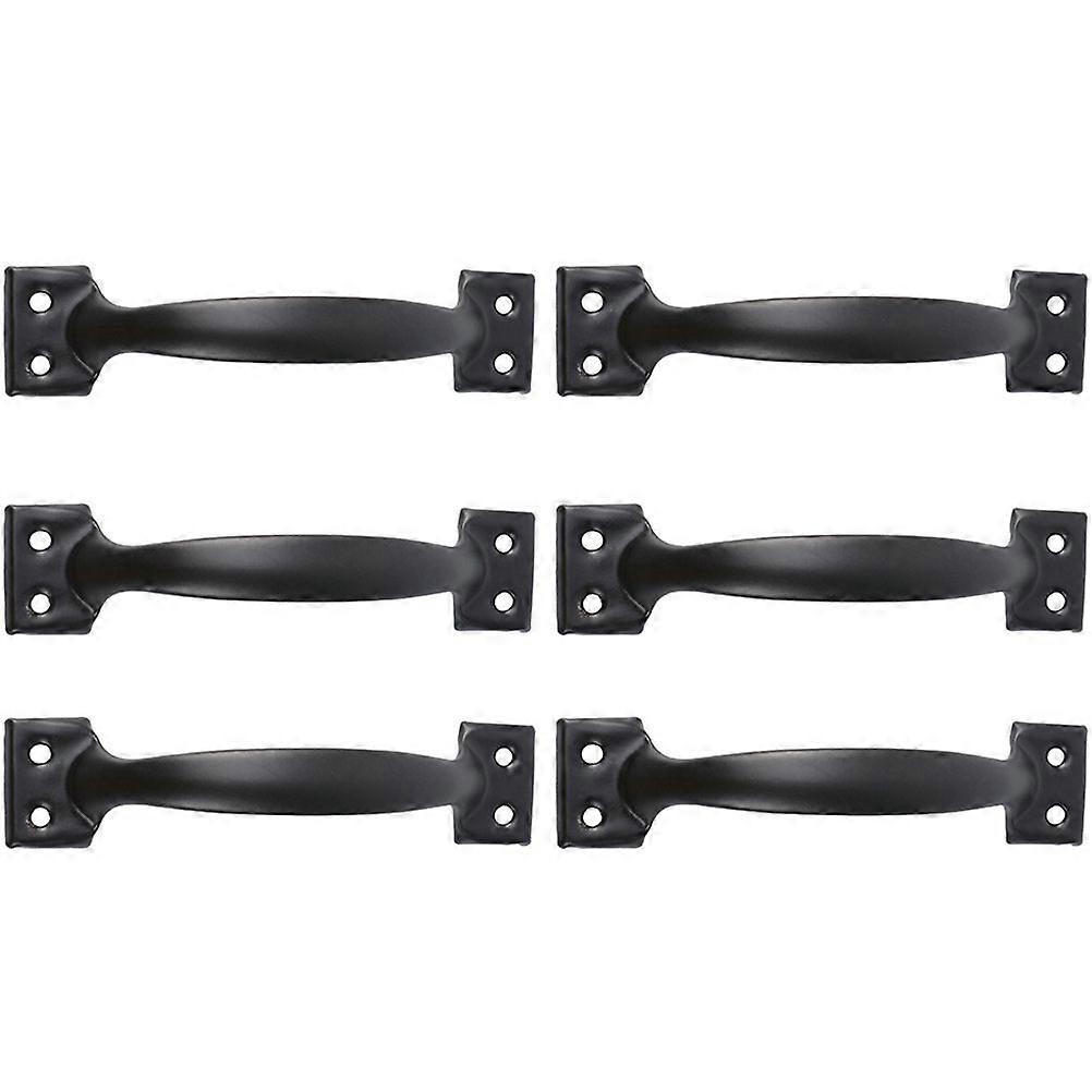 6pcs poignée de porte en fer meubles tirer poignée 6 pouces armoire porte poignée approvisionnement