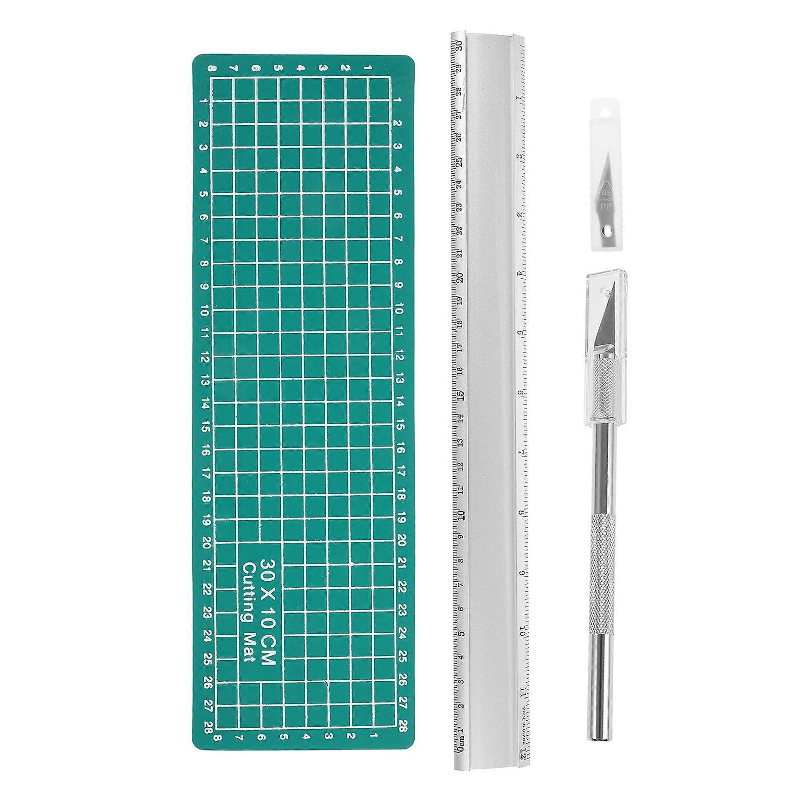 Handcrafts Mat Professional Paper Craft Cutting Board For Diy Activities Rectangular Shape Rubber Material 1 Set