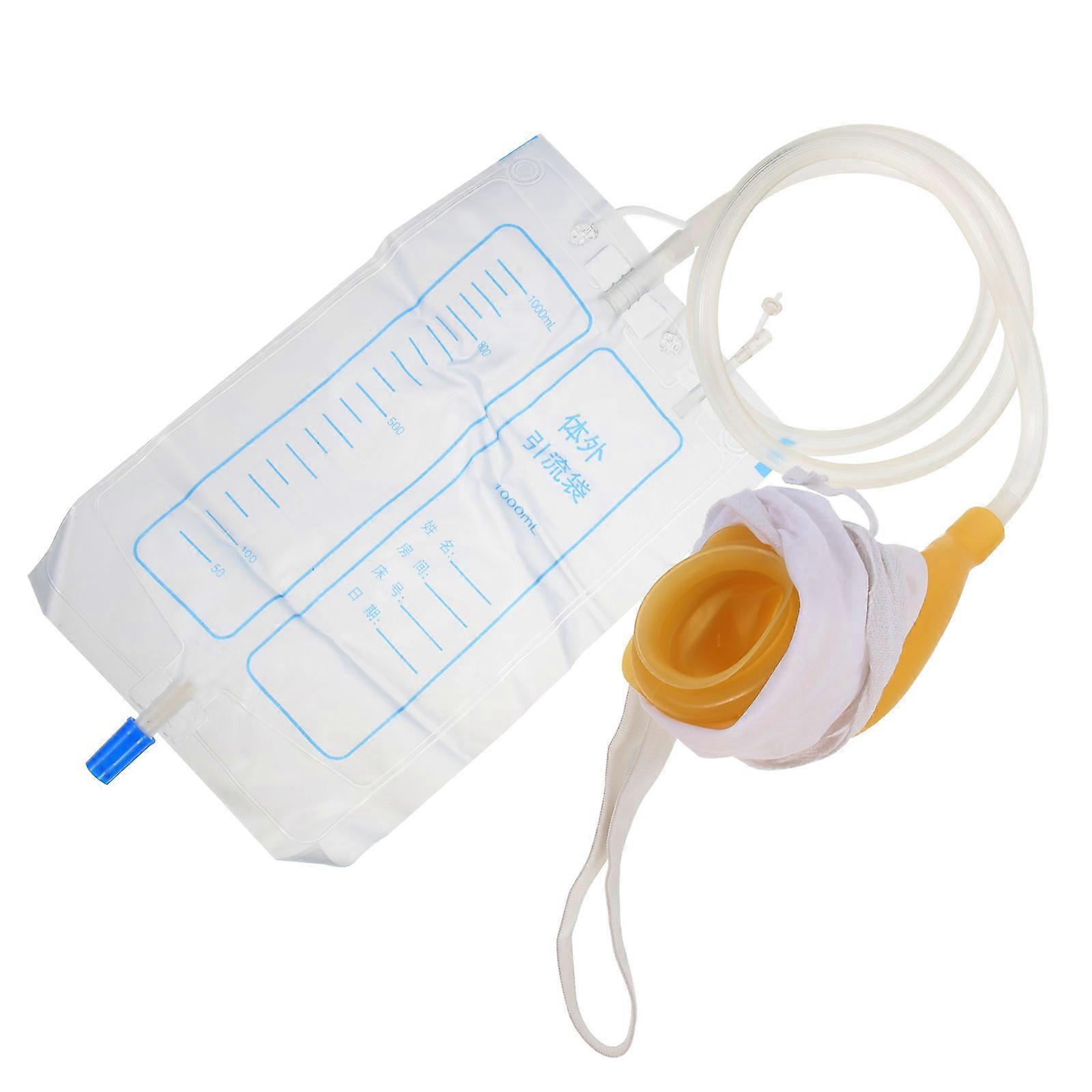 尿収集バッグ男性用バッグ患者用バッグポータブル大容量漏れ防止20X10CM 1セット