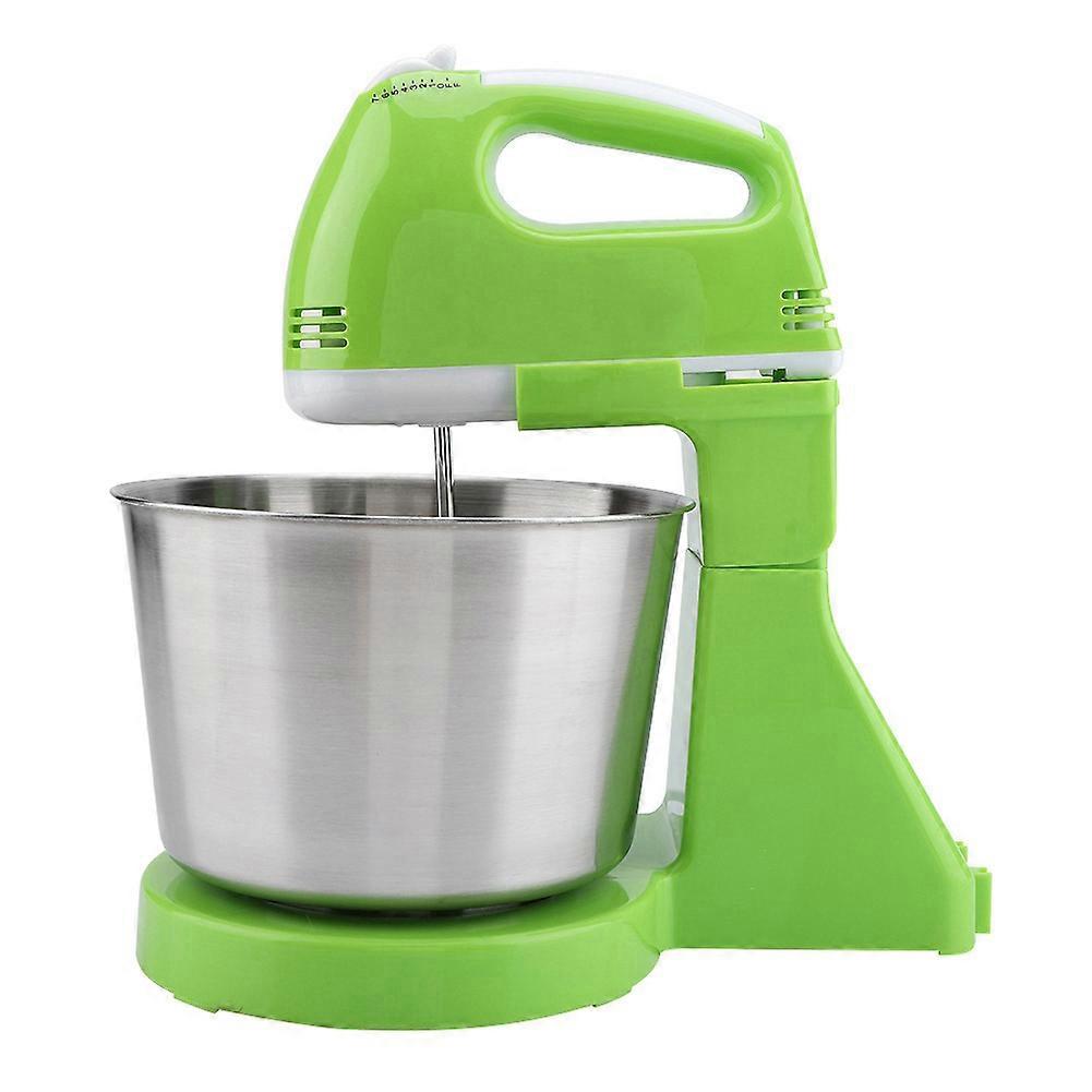 Electric stand mixer egg-beating and stirring functions