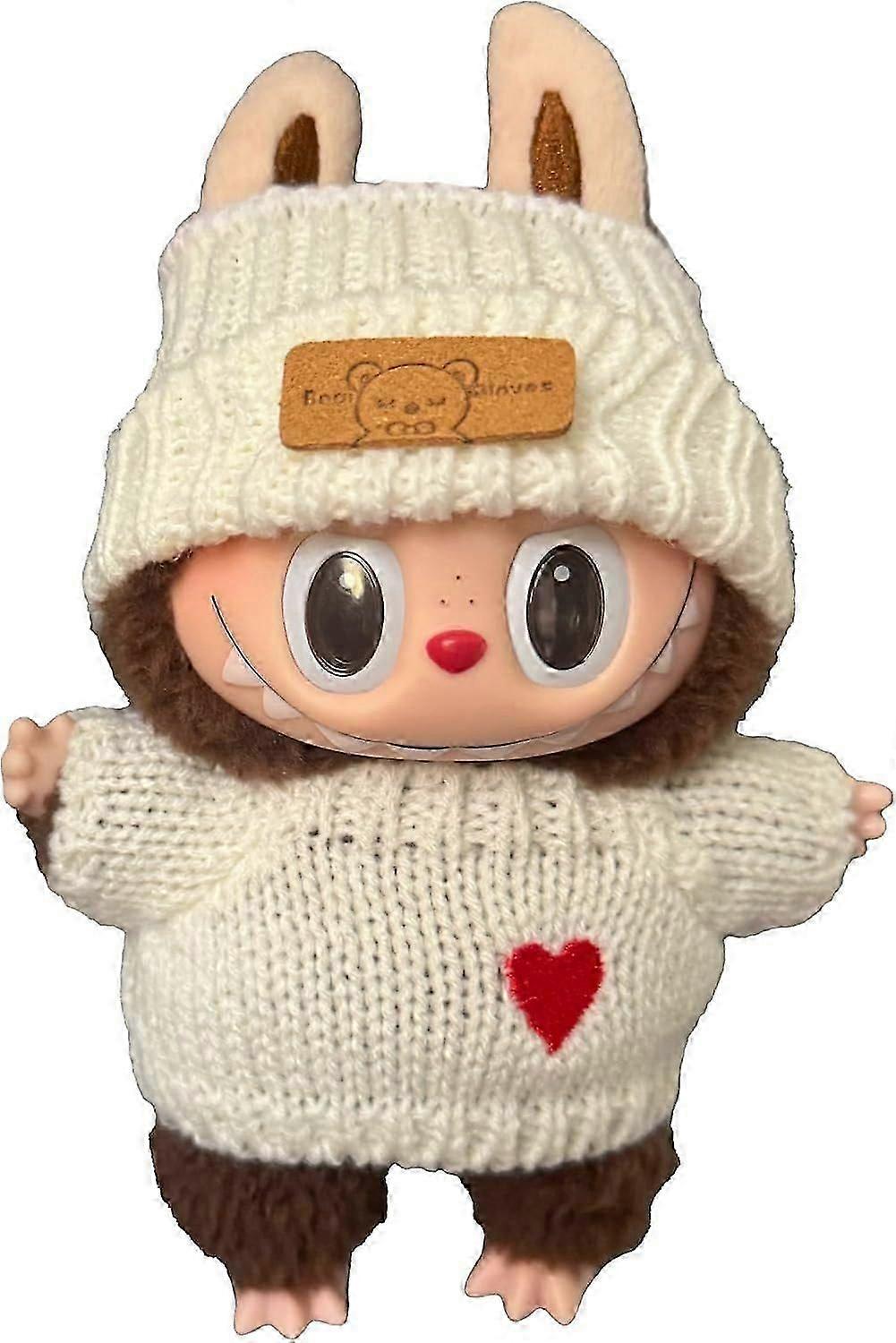 Dockkläder för Labubu 17cm dockor, dockkläder set & outfitset för labubu dockor, labubu tillbehör, labubu klädset (docka exkluderad)