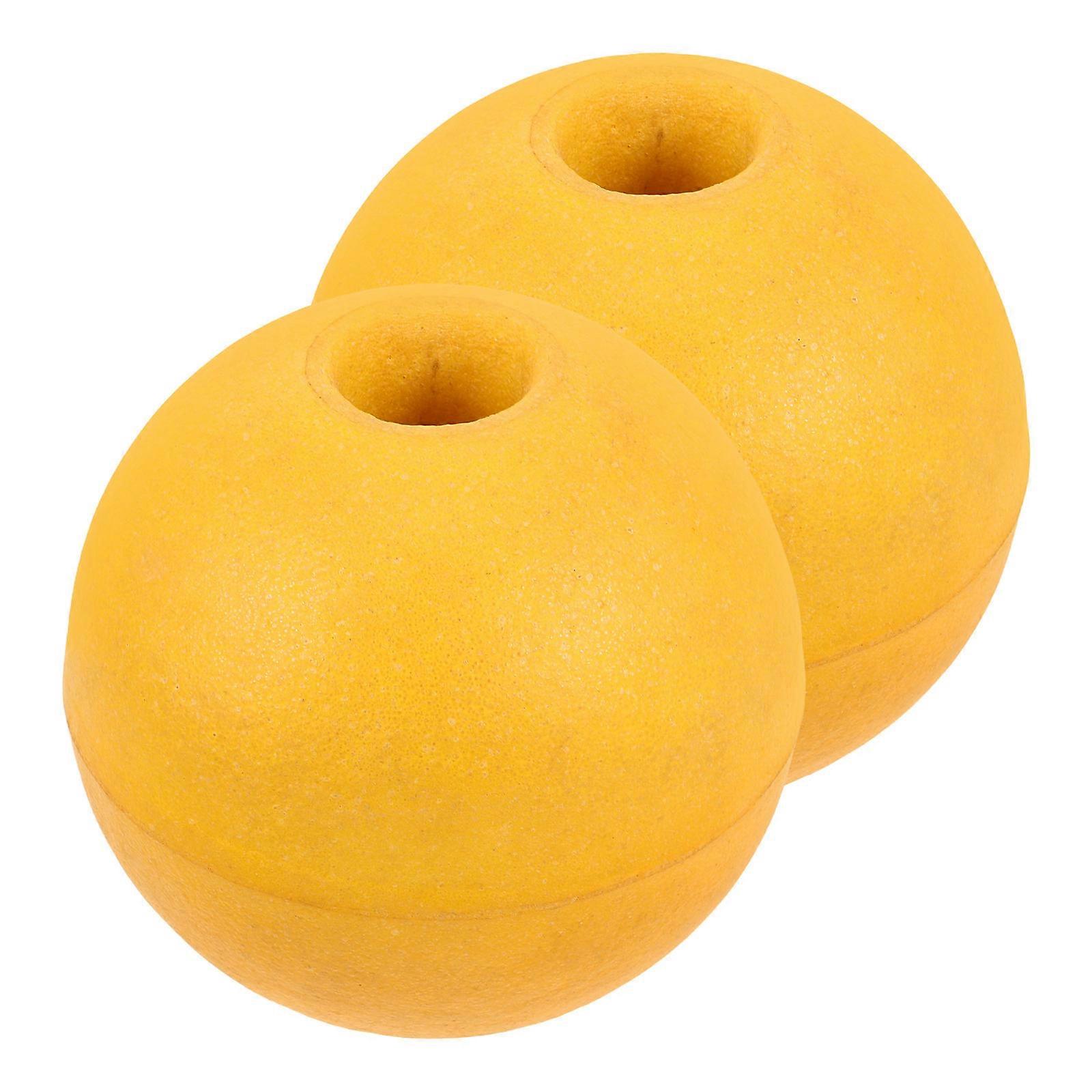Fishing Net Buoys 2pcs Durable Float Balls for Angling Aquaculture Netting Easy Installation Reliable Tool for Enhanced Buoyancy