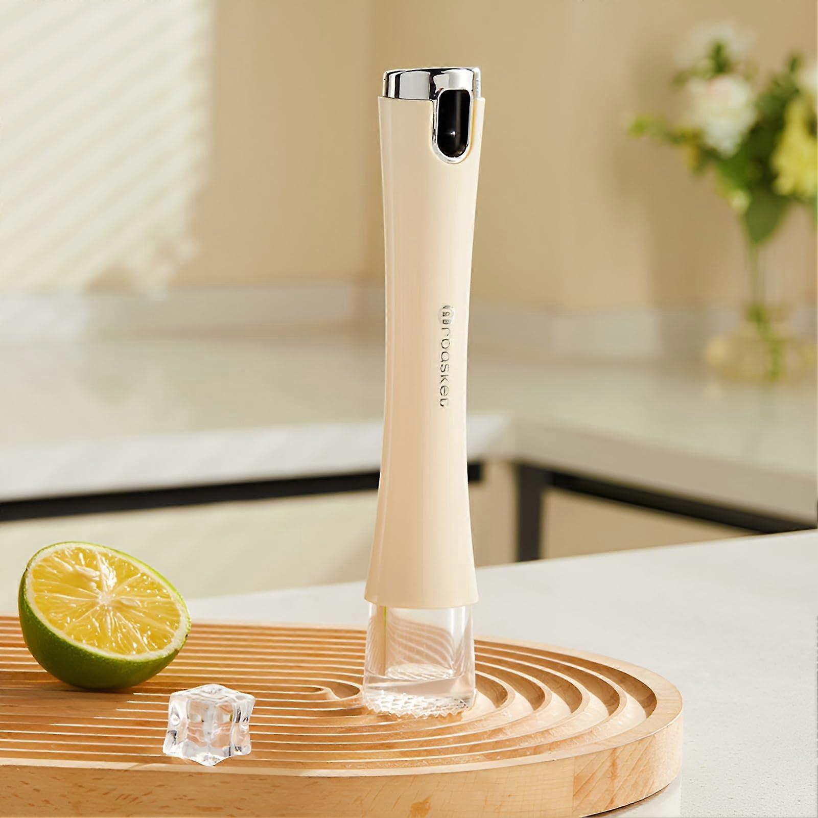 Muddler for Cocktail and Mojito, Yellow ABS Acrylic Fruit Ice Hammer and Bar Stick Ice Crusher for Home and Café Use