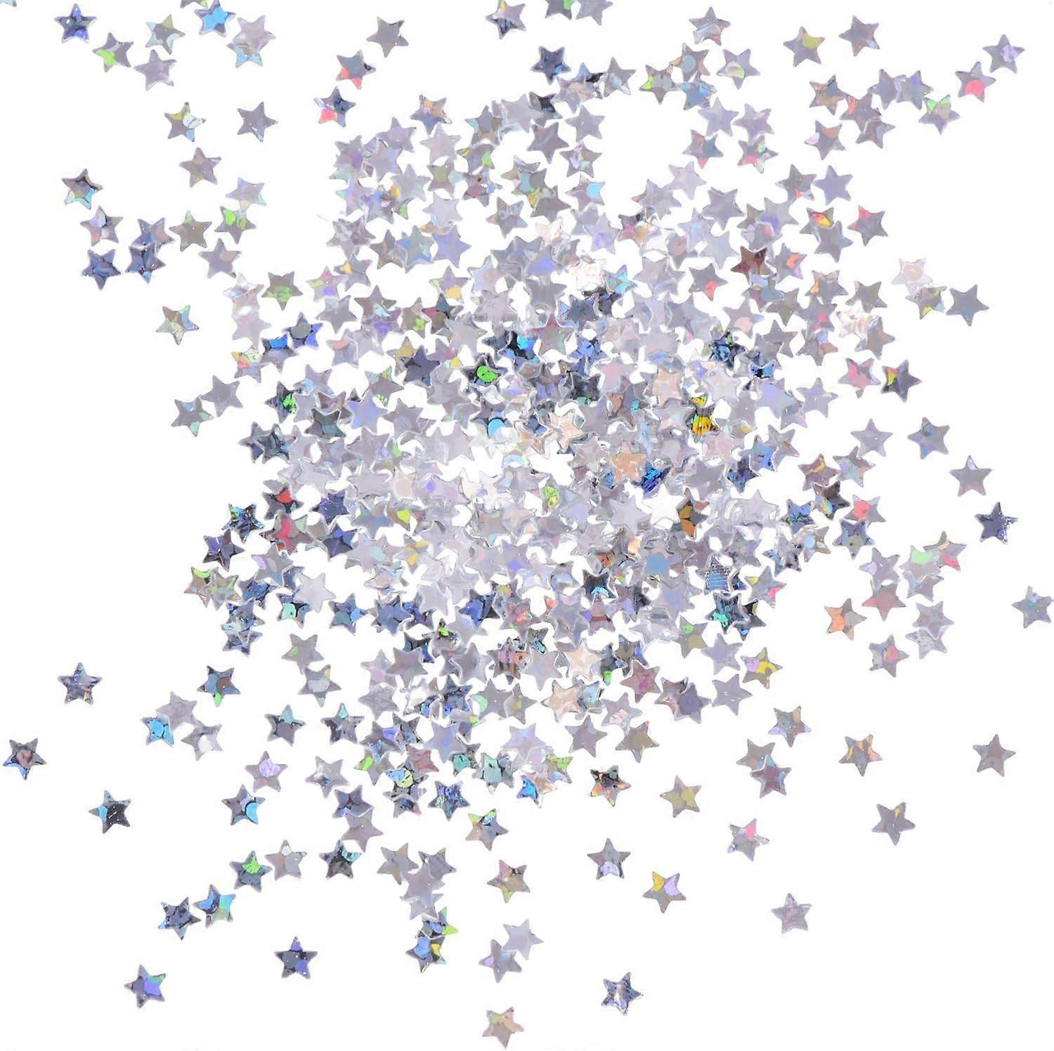 100 Grams Laser Star Sequins Square Stars Pentagonal Stars