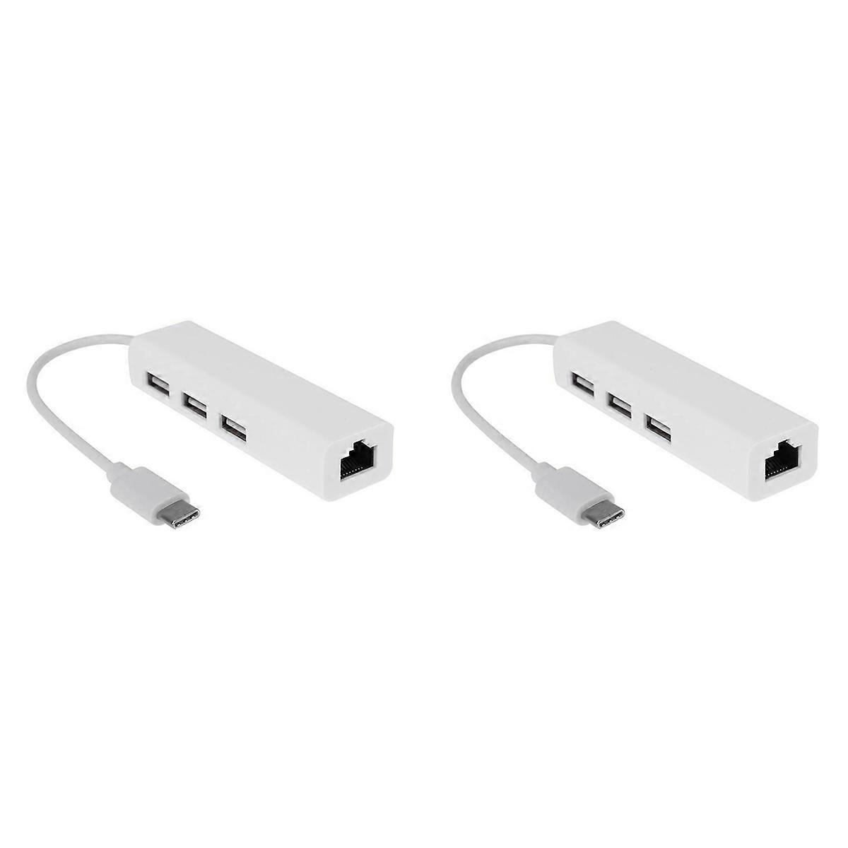 Câble adaptateur USB-C USB 3.1 Type C vers USB RJ45 Ethernet LAN