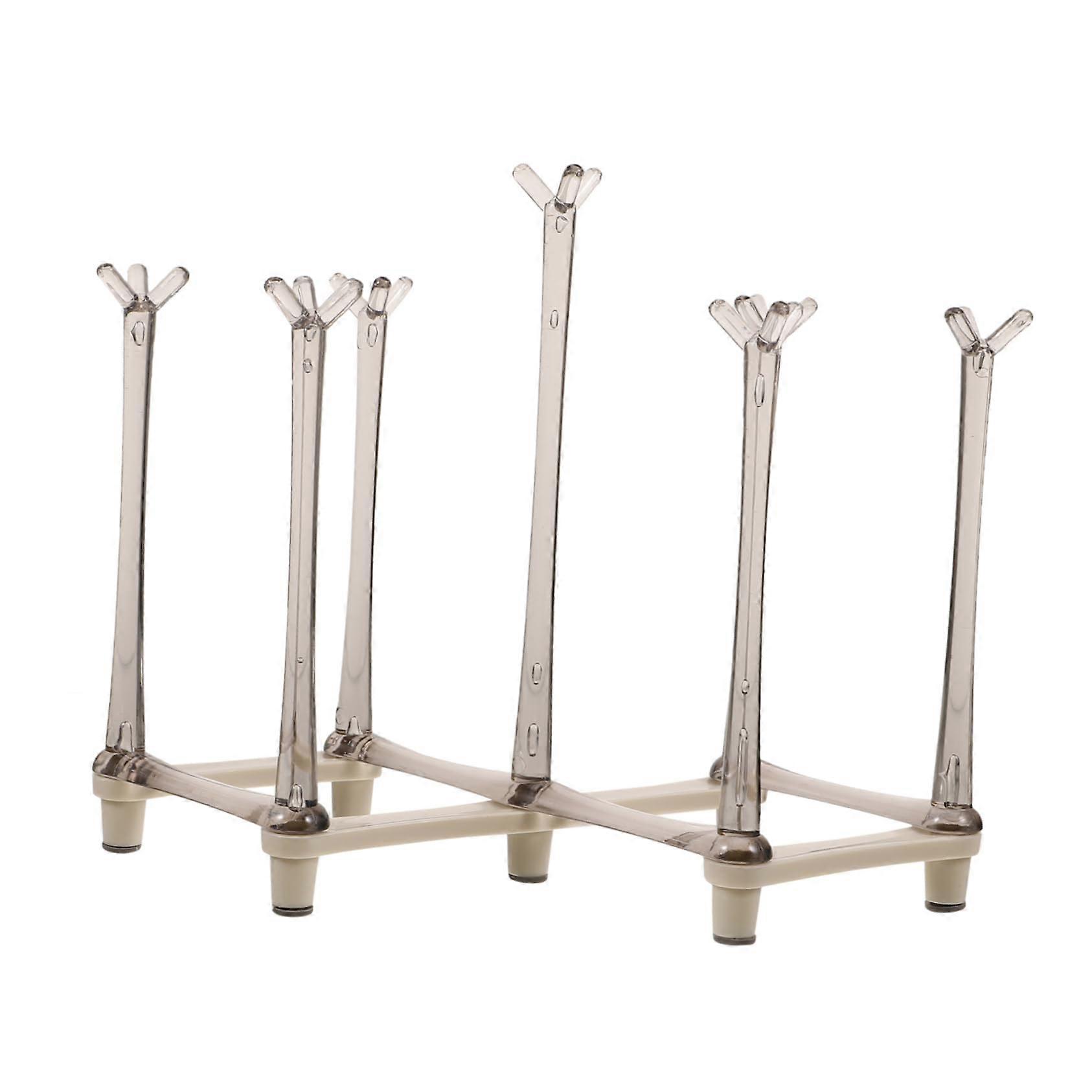 Adjustable Drying Rack for Cups and Bottles, Space-Saving Draining Stand for Office Use, Durable and Versatile Design