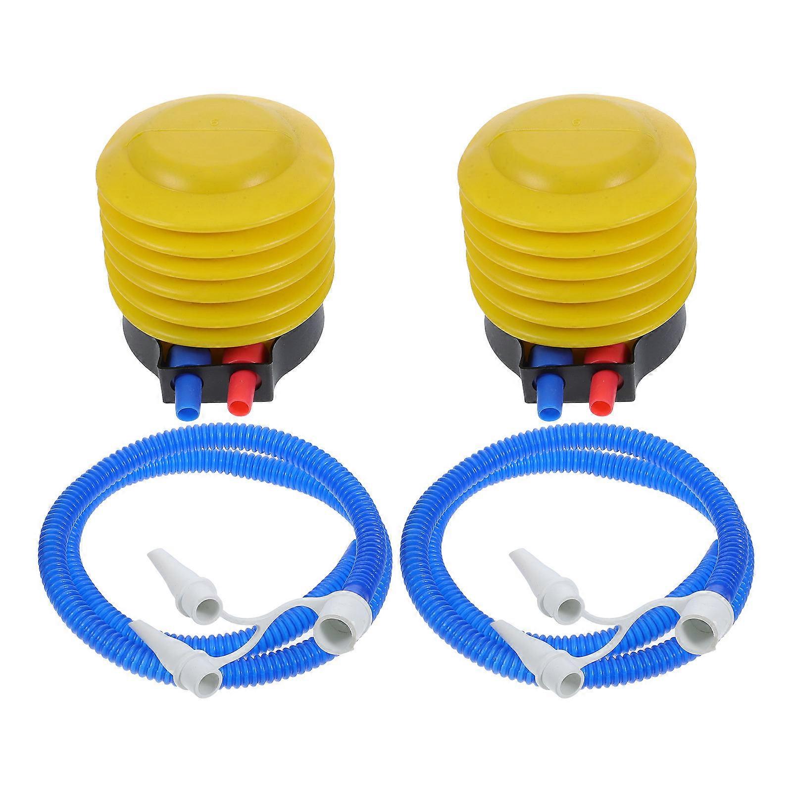Foot Balloon Pump Inflatable Pumps Assorted Color 10x10x9cm Inflate 2Pcs Per Set