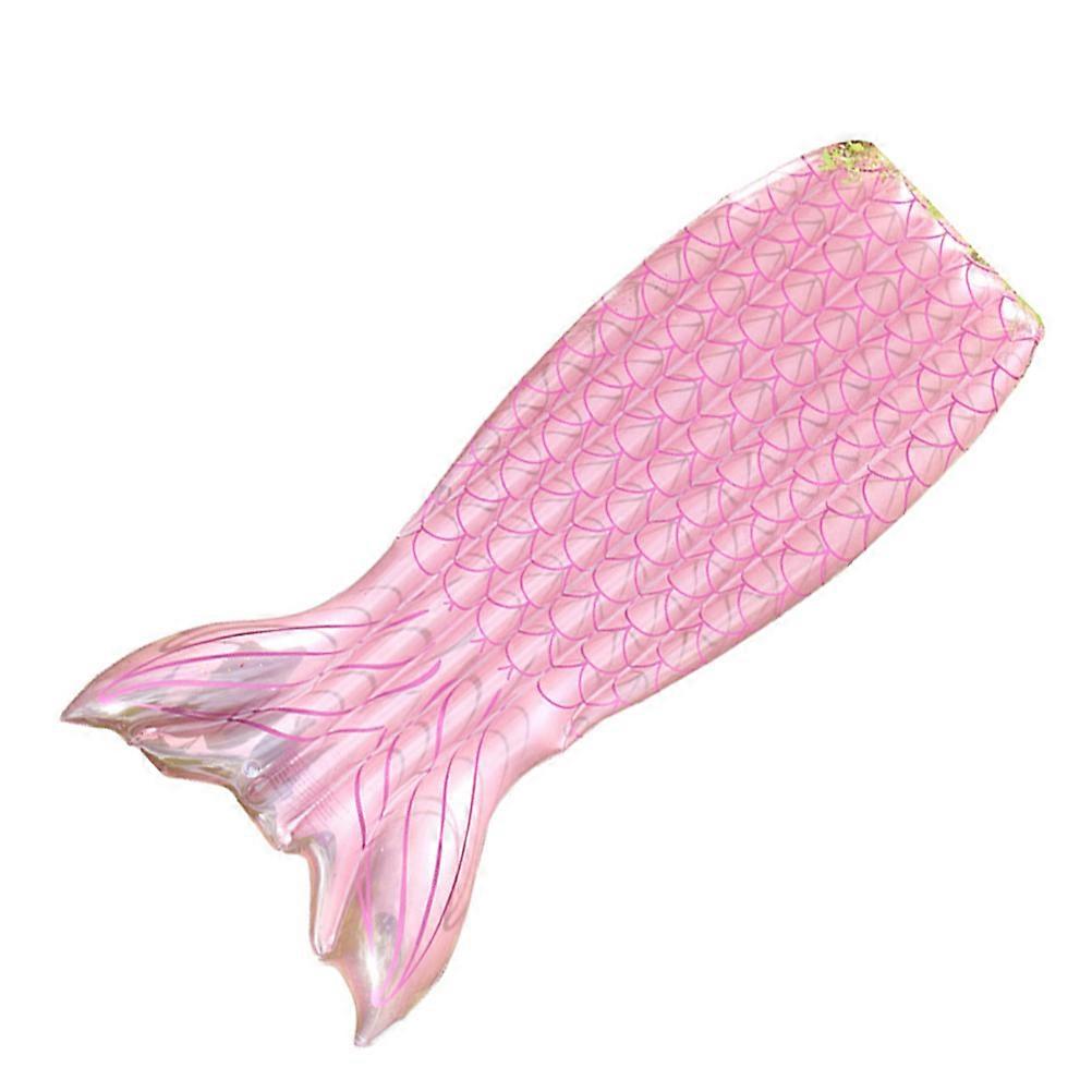 Kelluva puhallettava kelluva sänky merenneito tyyliin vaaleanpunainen 185x95x10cm varten rantalomille 1 setti