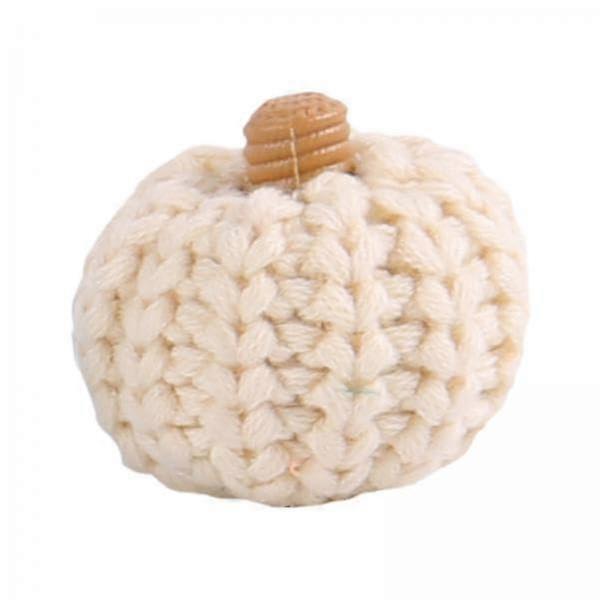 Artificial Pumpkin Ornaments Set of 2 for Halloween Decoration - Festive Desktop Home Decor in Orange and Black