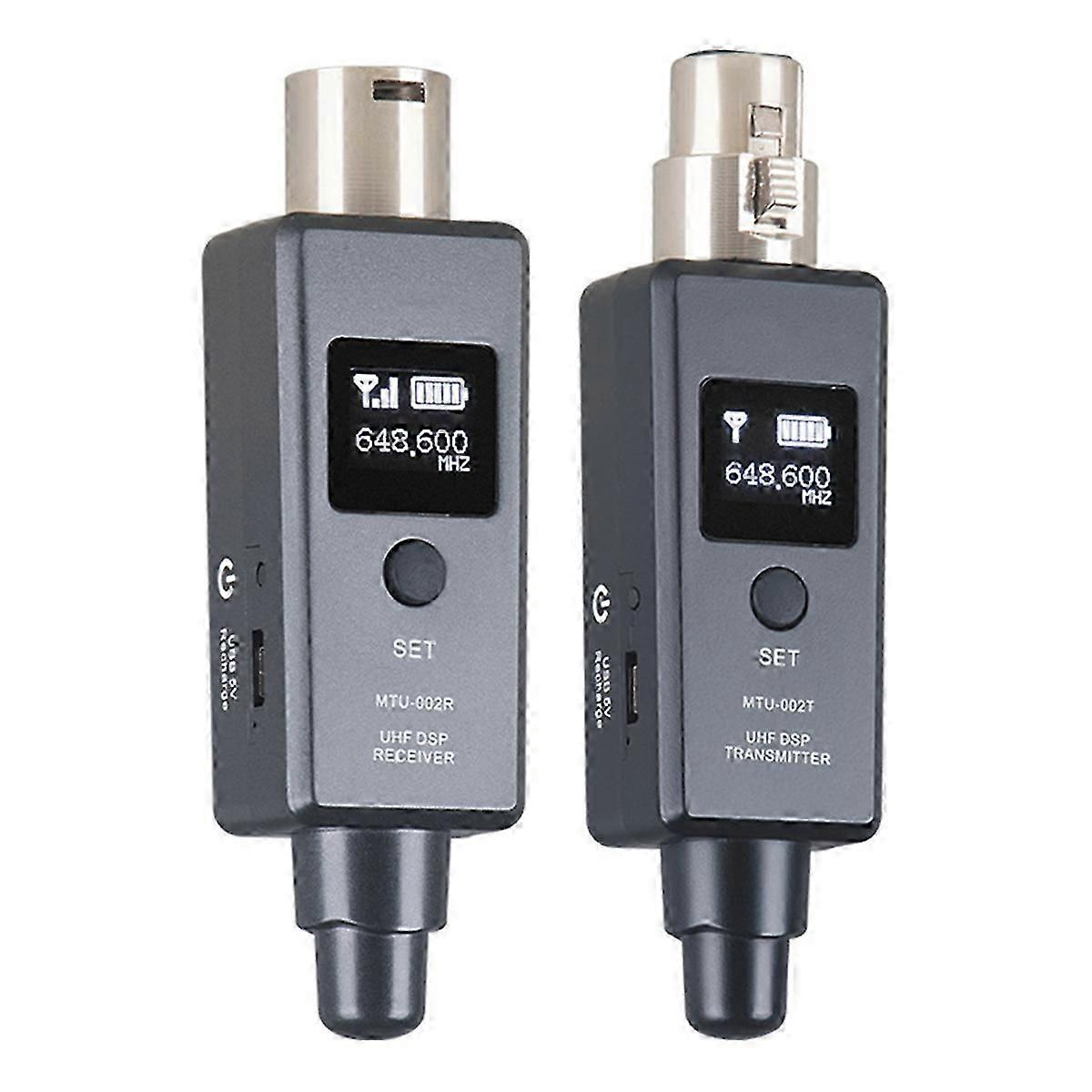 Microphone Système sans fil Émetteur sans fil Micphone Émetteur UHF Récepteur Mi Line pour Dynami