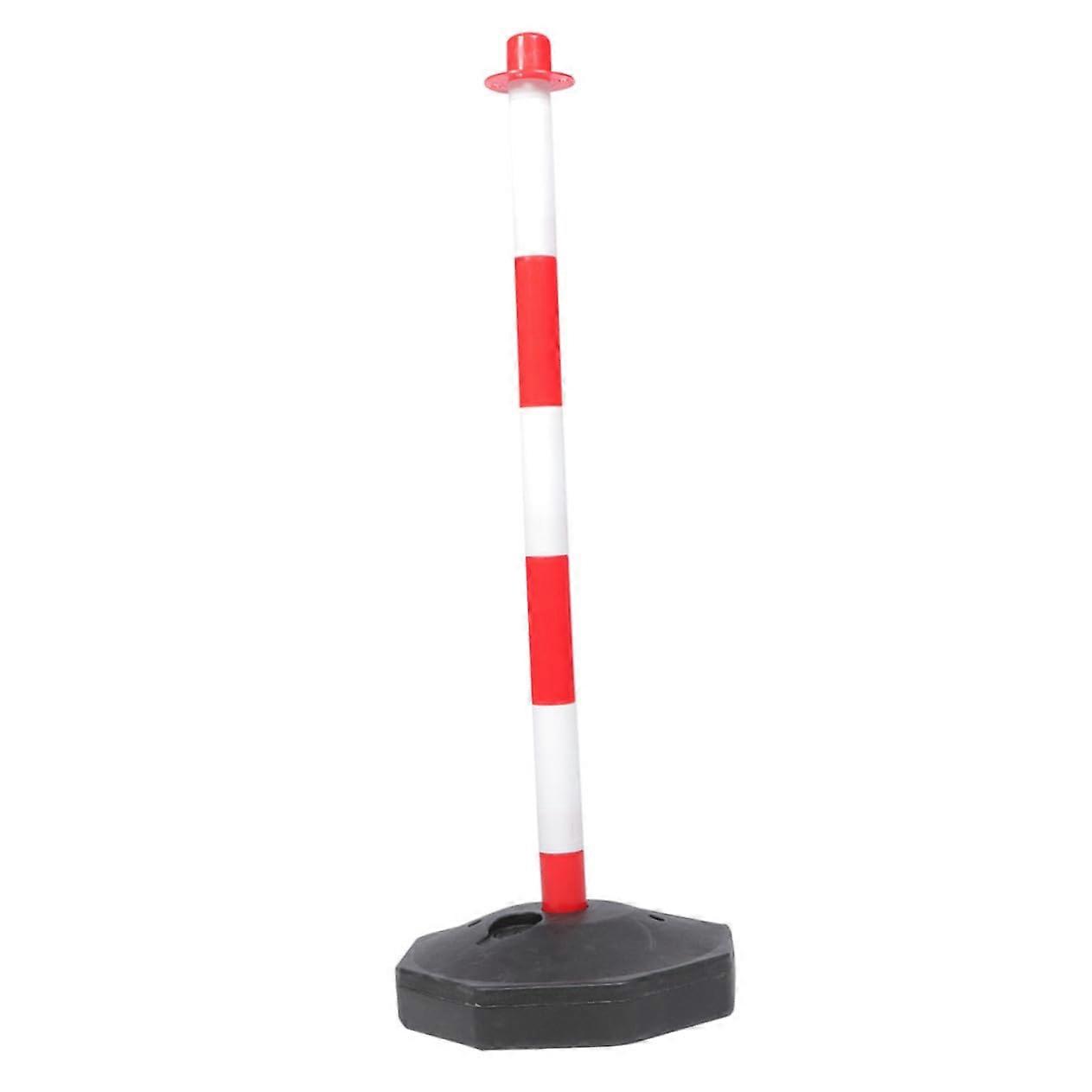 Warning Column White Parking Assistant - Lightweight Portable Safety Marker for Garages and Construction Sites, High Visibility Design