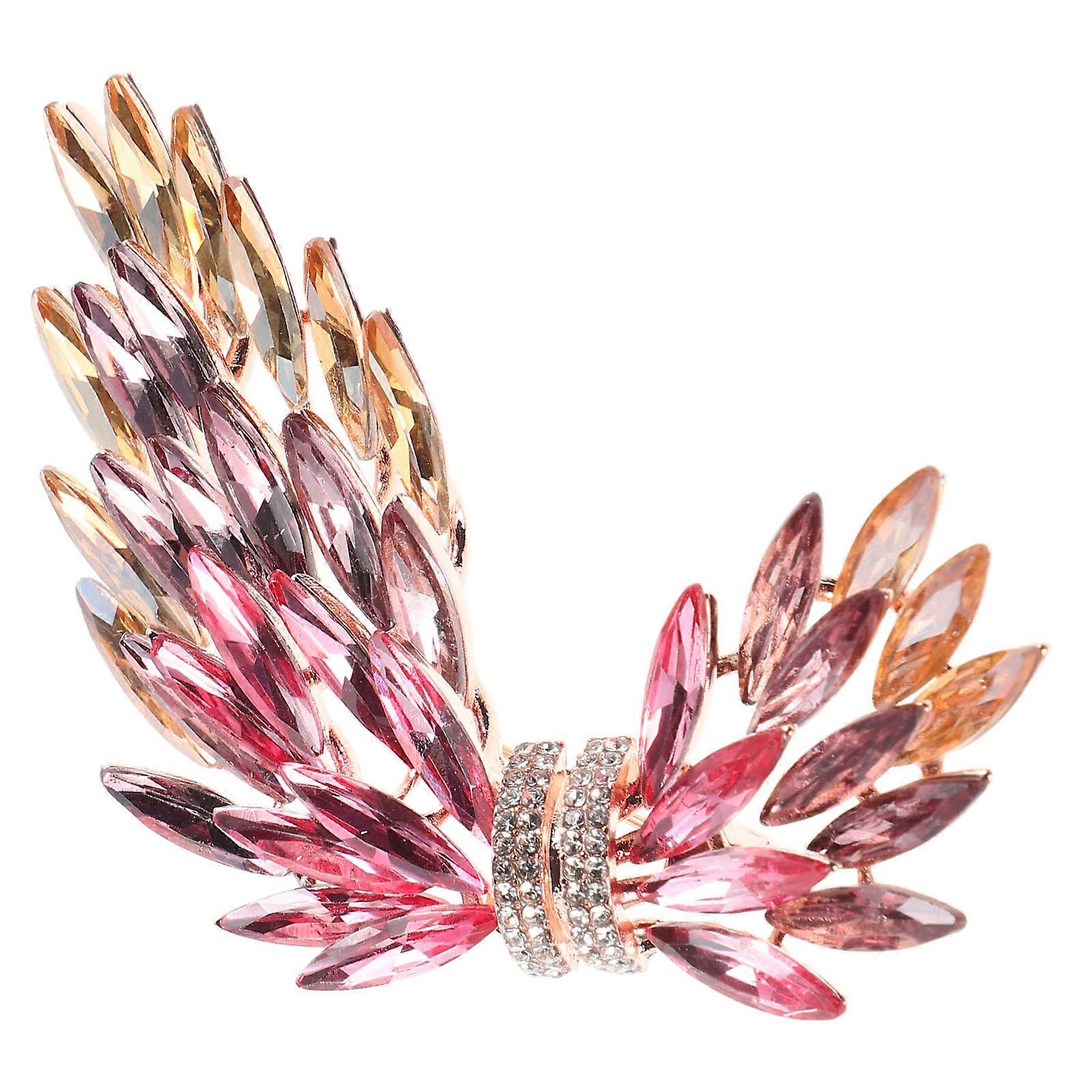 Certainly! Here's a refined and elegant product description for your **Generic Elegant Antique Rhinestone Brooch Pin**:
✨ **Timeless Winged