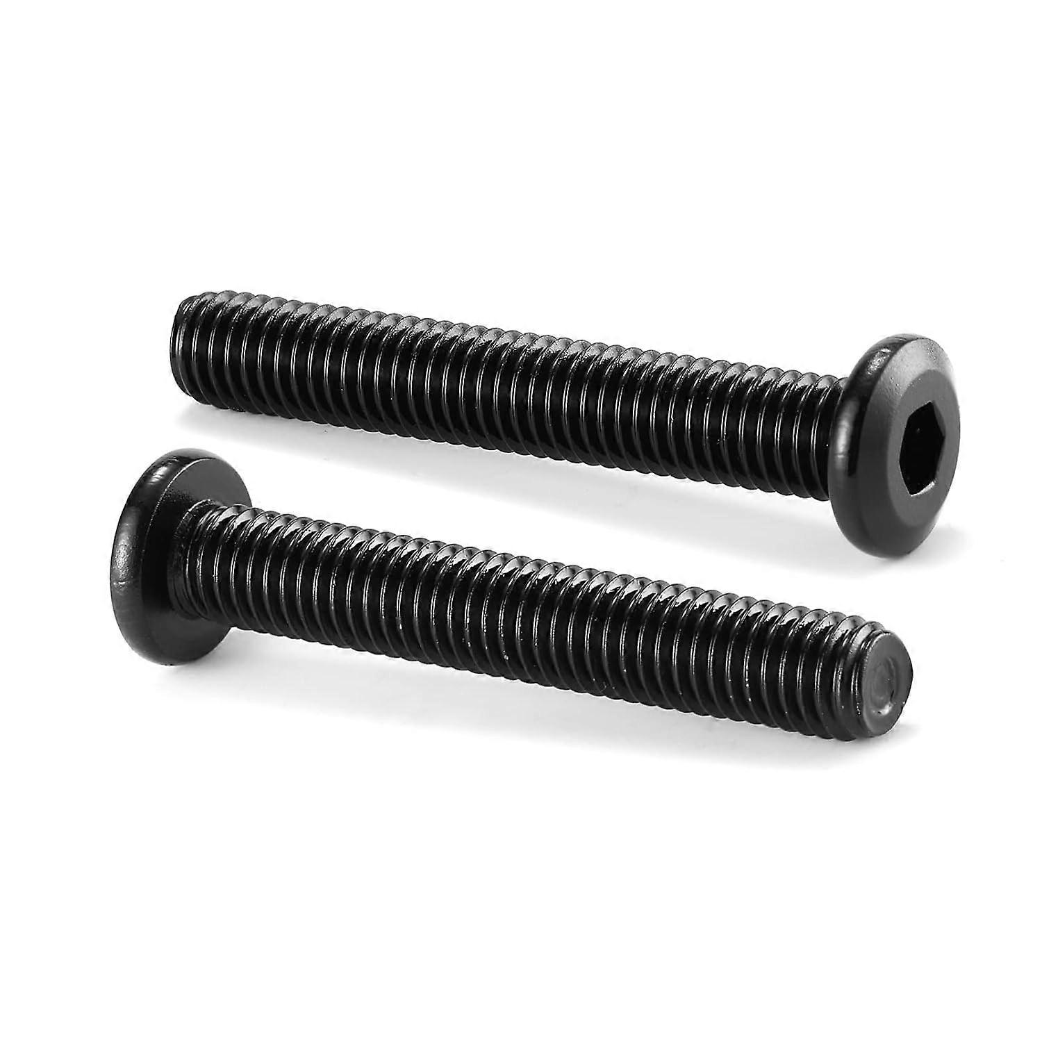 M6 x 50mm 20 件内六角平头螺钉不锈钢,全螺纹,黑色氧化物,SG TZH
