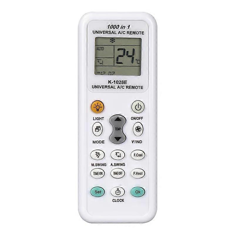 Télécommande AC universelle K-1028E, écran LCD numérique, pour climatiseurs multimarques