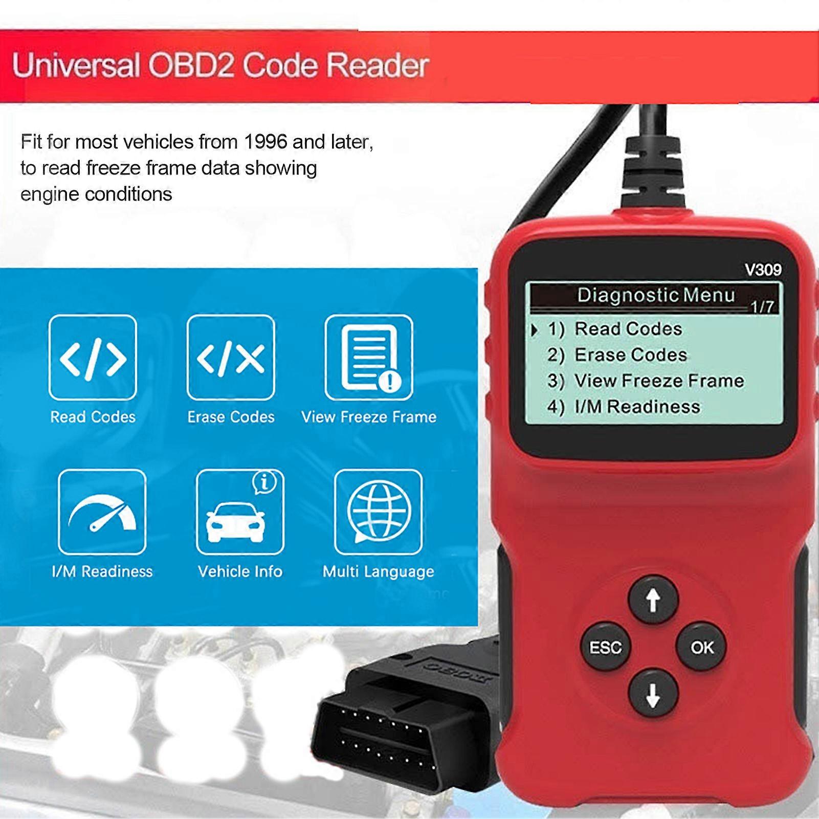 Car Diagnostic Scanner OBD2 Code Reader Fault Detector Device Fit for VIDA Dice 2014D