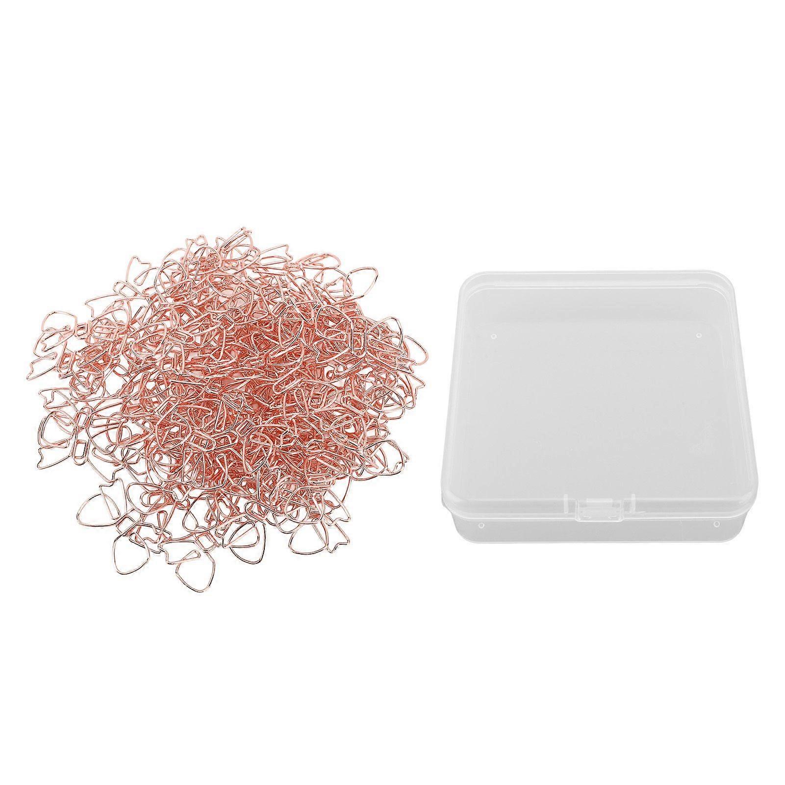 2025 dernier modèle 100pcs mignon trombones non dérapant forme d’arc antirouille