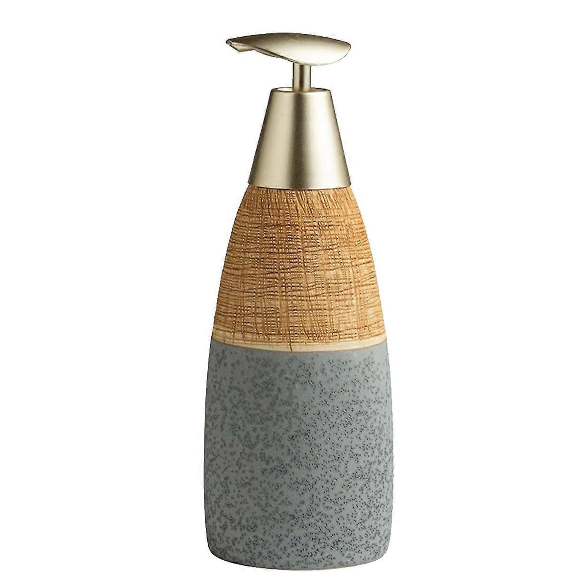 Ceramic Hand Soap Dispenser for Bathroom Refillable Dispenser Bottle