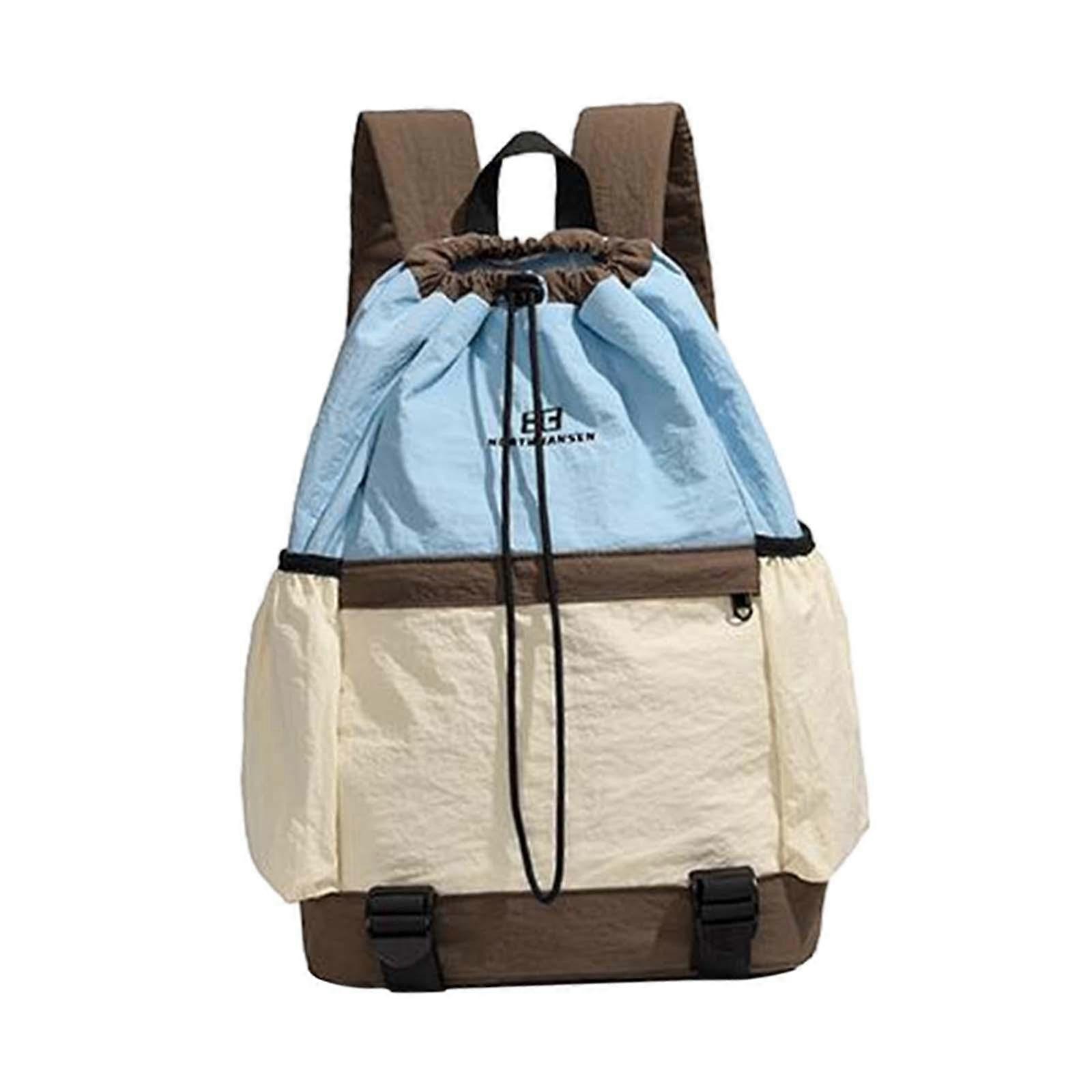 Tennis Backpack Versatile Stylish, Lightweight, with Drawstring, Portable,