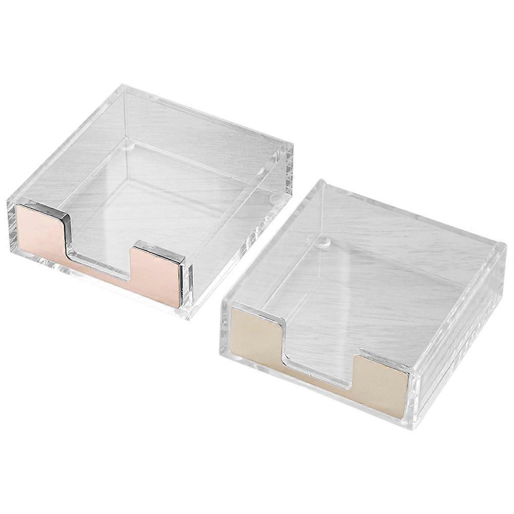 Paper Clip Holder For Desk Iron Construction Home Desk Organization 2Pcs