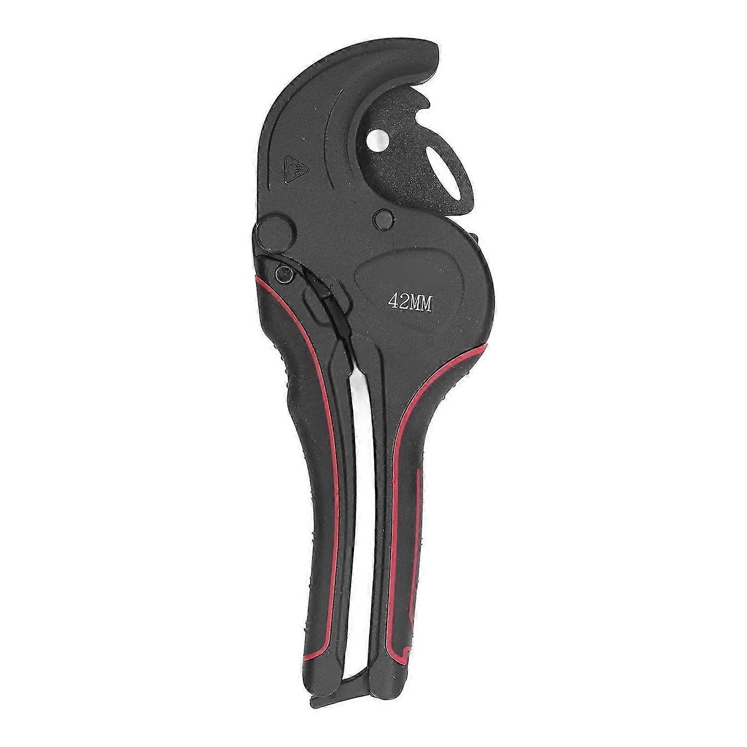 PVC Pipe Cutter Ratchet Action Self Locking Replaceable Blade Tubing Scissors for CPVC PEX Rubber Hose 0-42