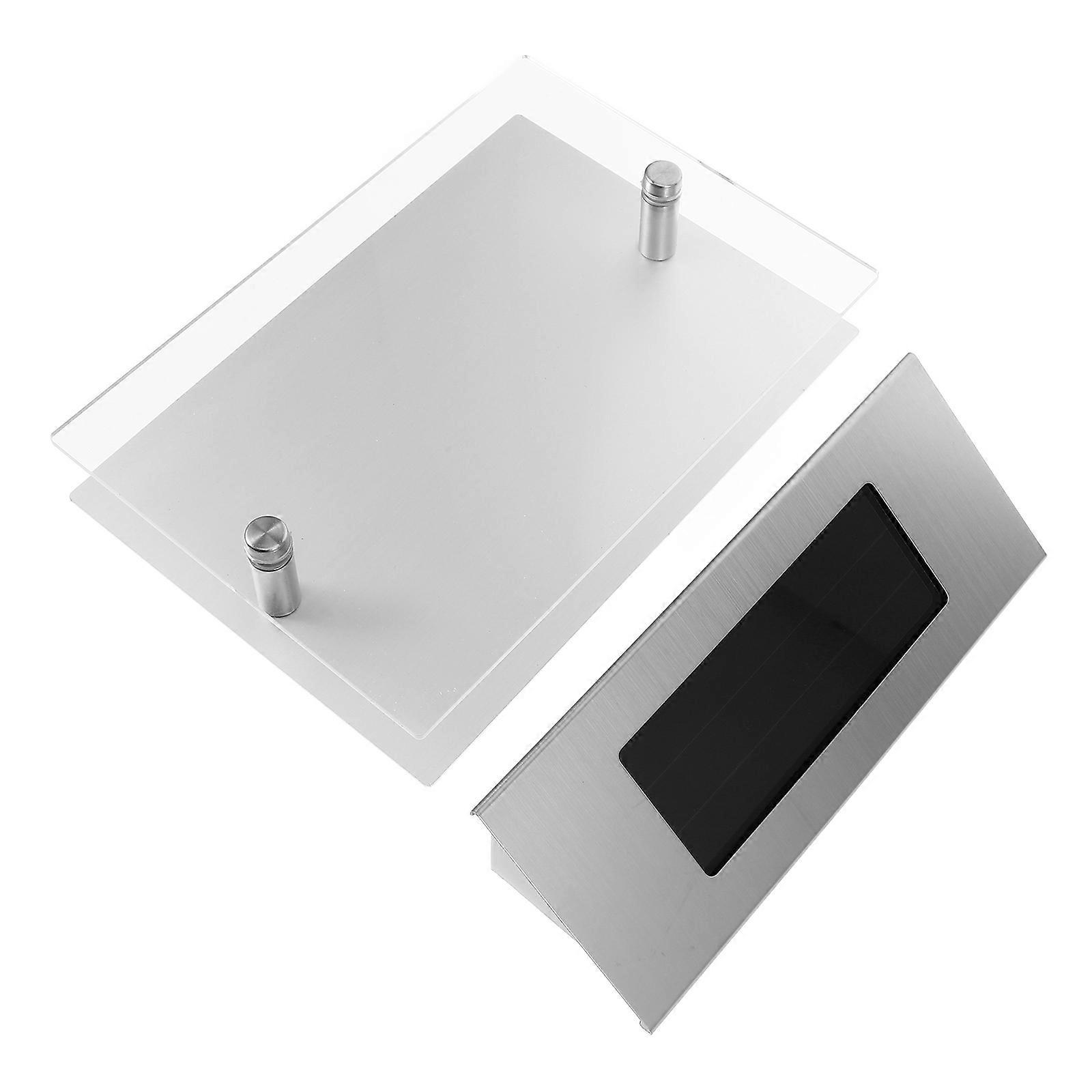 Light Up House Numbers For Outside Solar Address Sign Lamp 18.50X14.00X6.00CM 1Pack