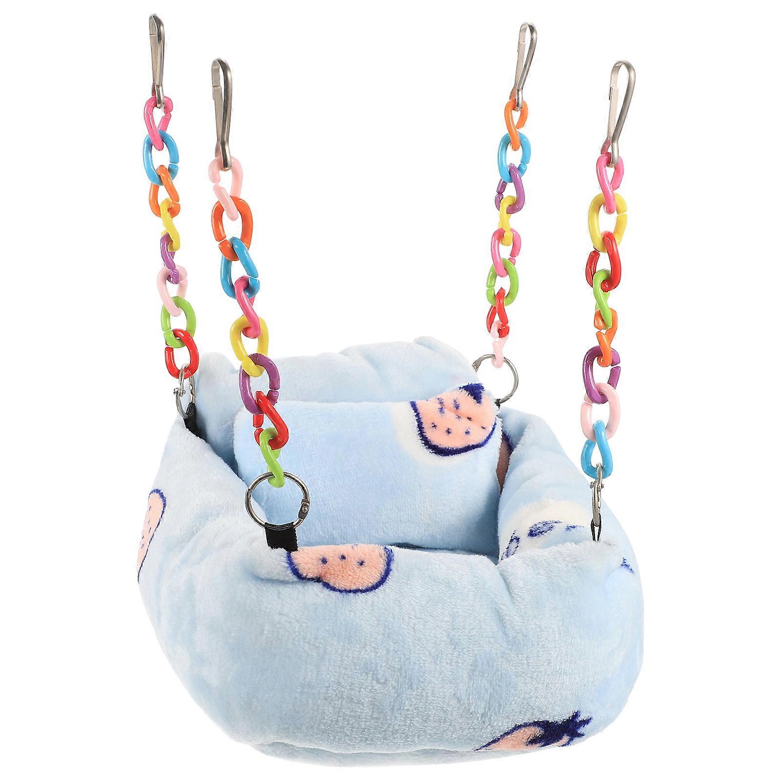 Hanging Hamster Bed Sleeping Hammock for Guinea Pigs and Hamsters Durable Safe Design for Play and Rest