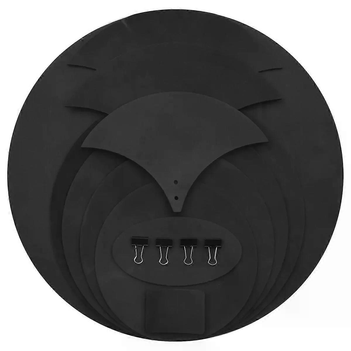 ABHT14Pcs/Set Rubber Foam Tambor Bass Snare Drum Sound Off Quiet Mute Practice Pad Set Musical Instrument Accessory