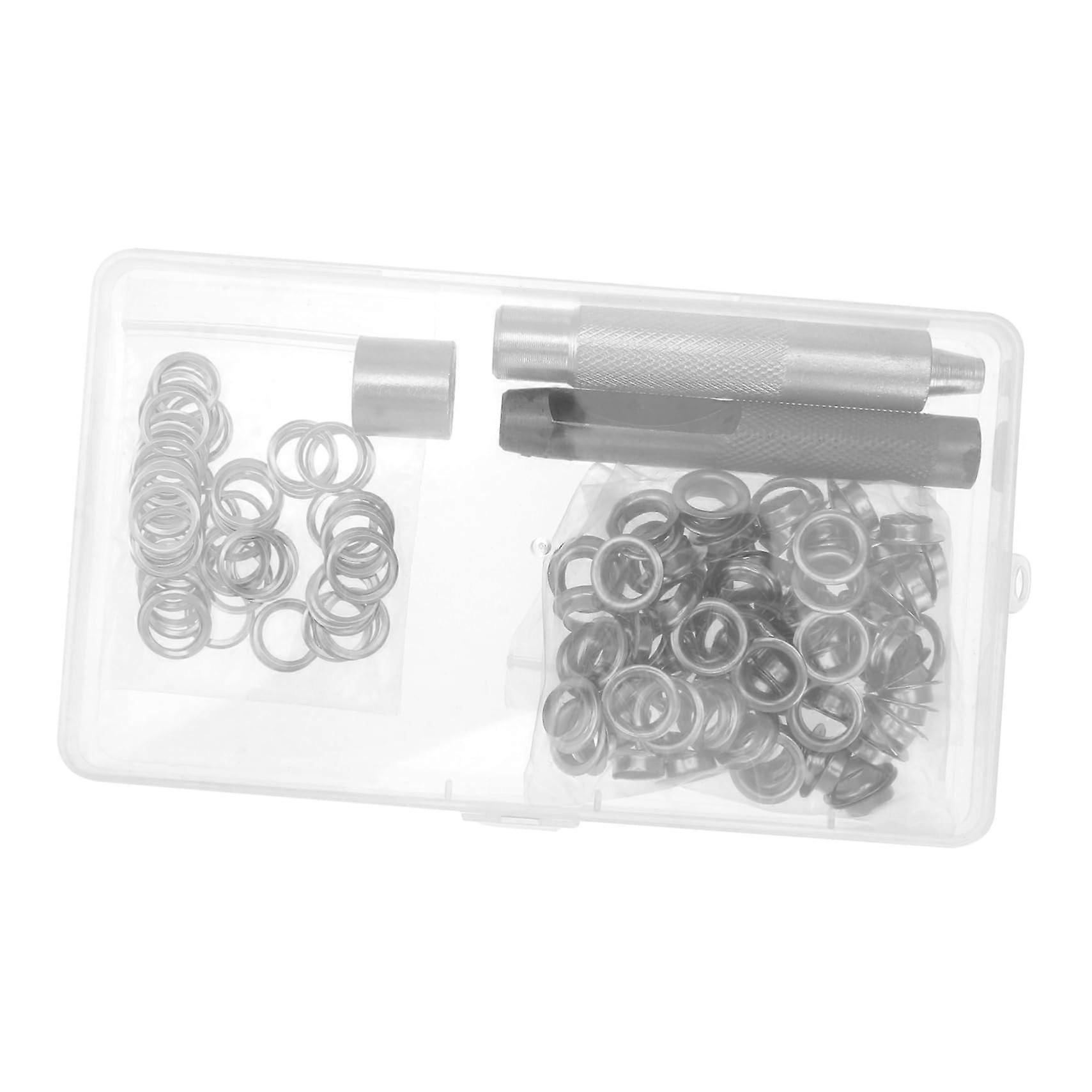 Eyelet Punching Tool with Silver Grommets
Durable Hand Tool for Leather, Clothing, and DIY Projects
Easy to Use and LongLasting