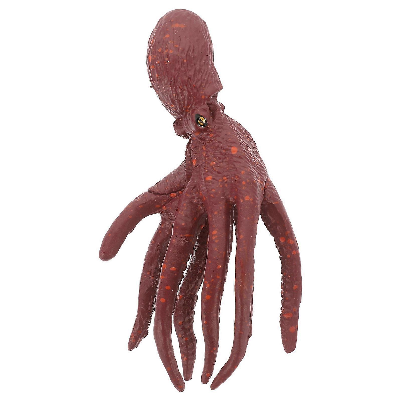 Realistic Simulation Squid Model Plastic Animal Figurine for Educational Play and Room Decoration, Ideal for Nurseries and Themed Spaces