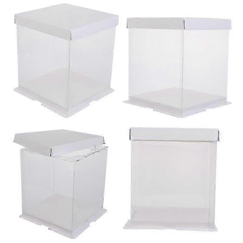4pcs Boîte de support de gâteau