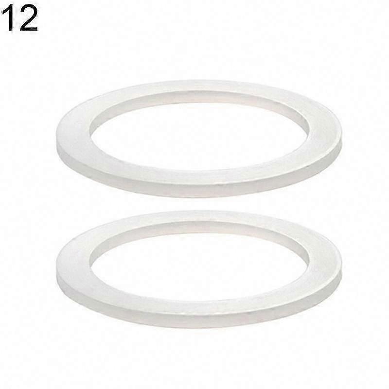 Silicone Sealing Rings for Moka Pot - Durable Coffee Gasket Washer Set (2-Pack)