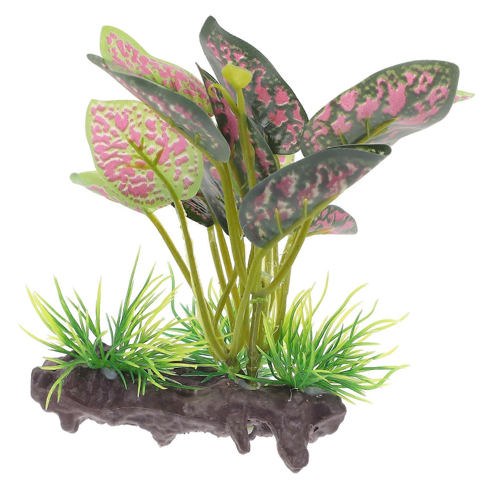 Artificial Terrarium Reptile Decoration in Safe Resin with Vibrant Colors for Terrariums and Aquariums