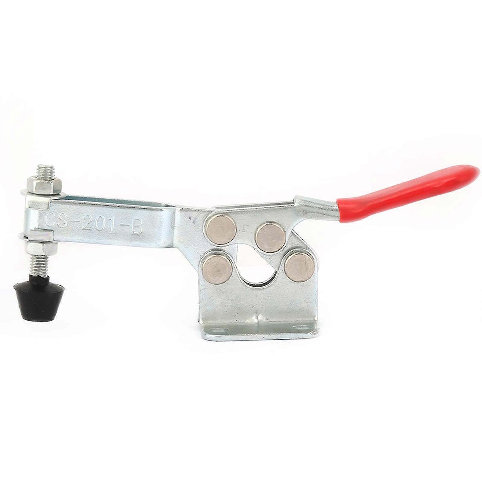 Carbon Steel Horizontal Toggle Clamp 1Pc Model 201-B Rust Resistant Wear Resistant For Woodworking Machines & Consoles