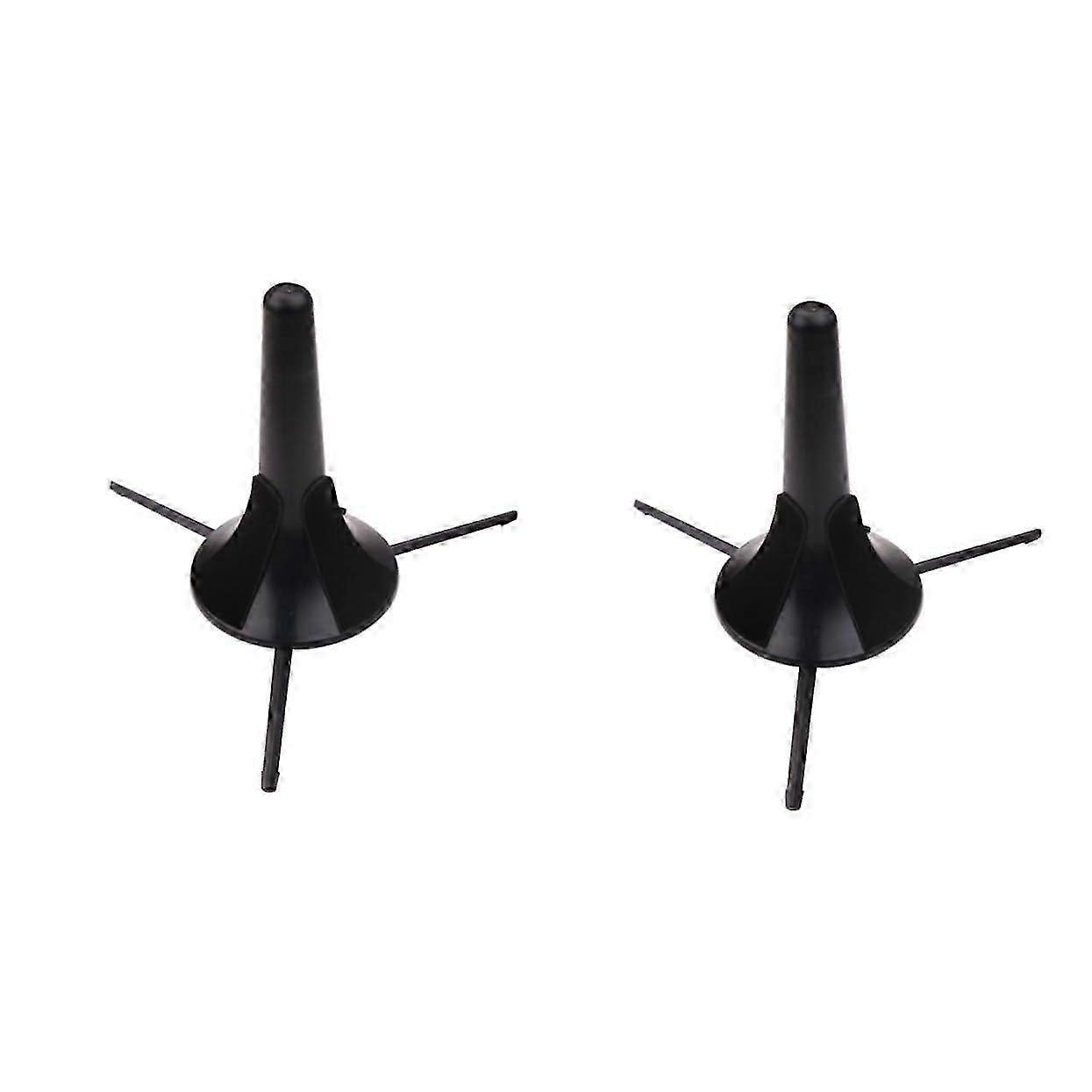 2025 2pcs Trumpet Stand Detachable Bracket Felt 3leg Pad Base for Flute Wind Instruments