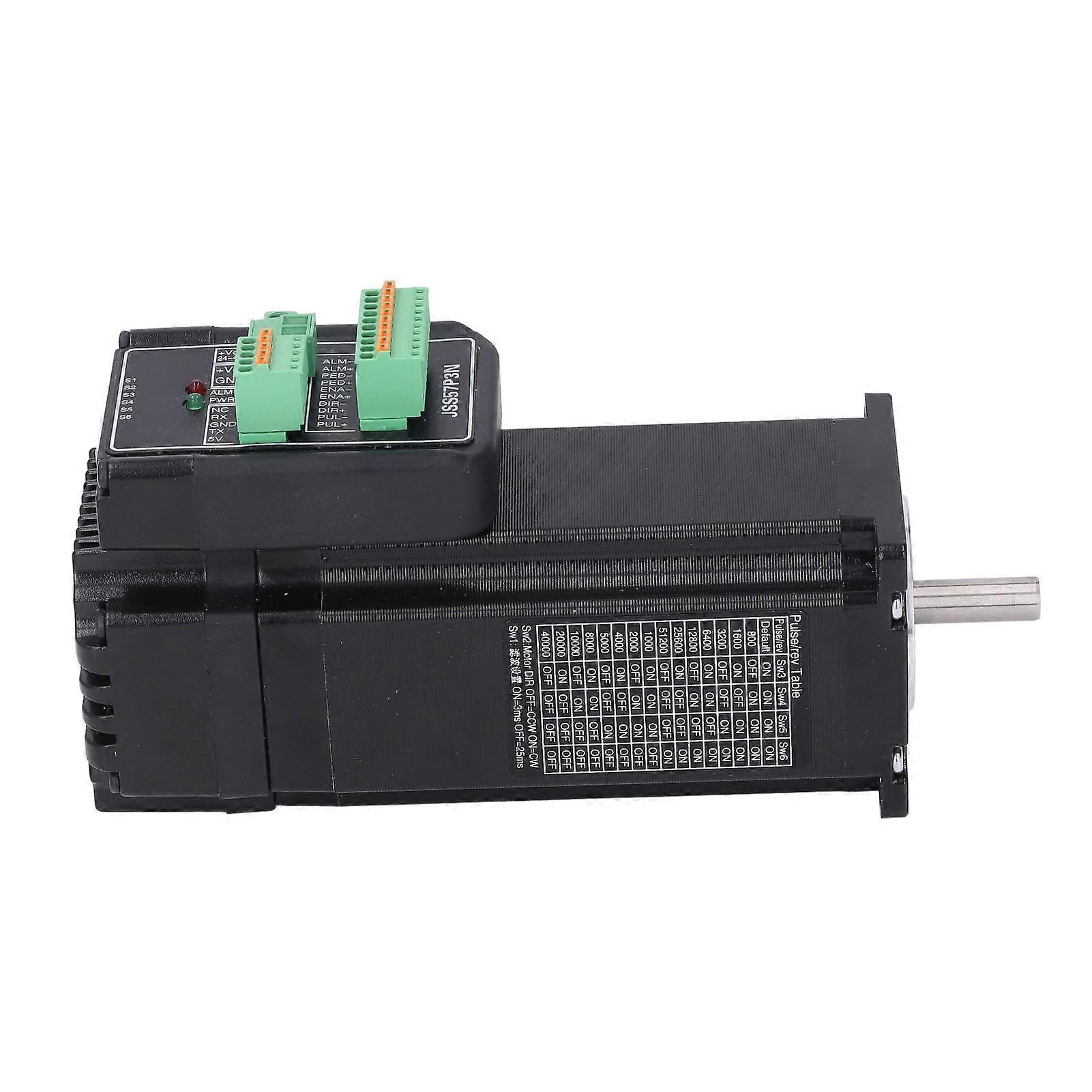 Closed Loop Stepper Motor 3Nm 1.8 Degree Step 8mm Single Shaft High Torsion 57 Stepping Motor with Driver DC24‑50V