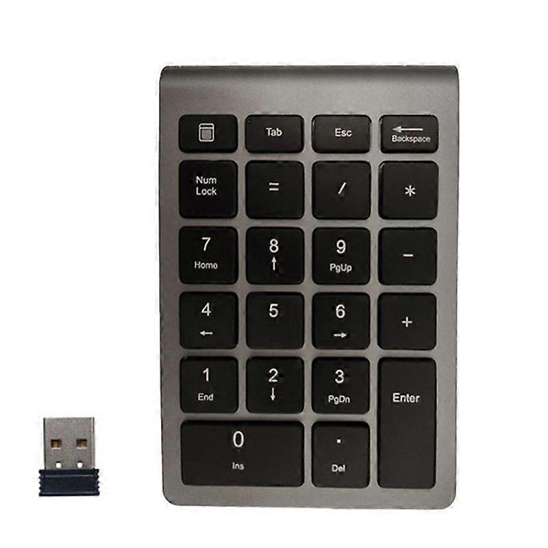 Laptop Mini Wireless Keyboard, Spec: 2.4G (Gray) 2.4G (Gray)