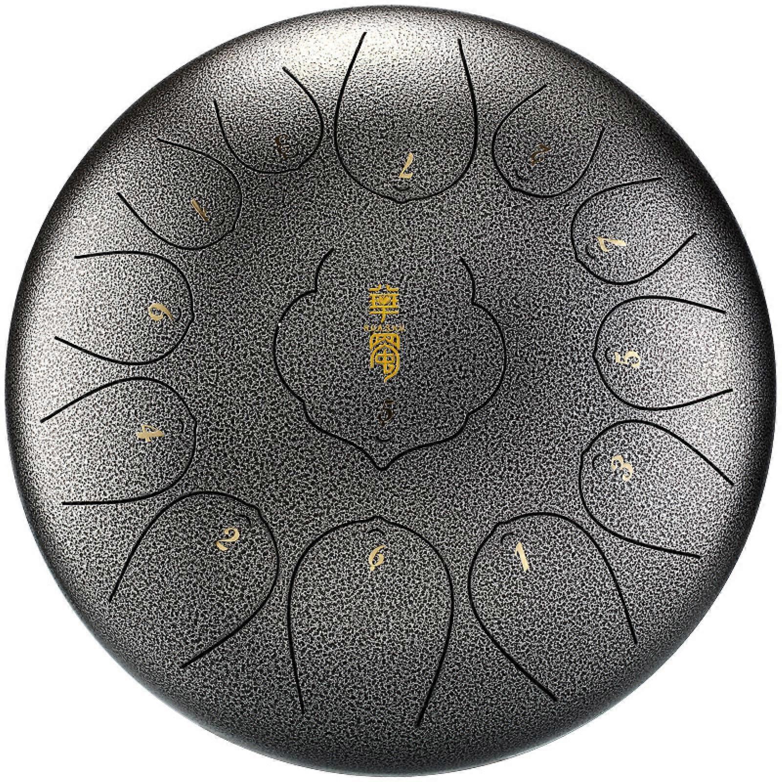 Tongue Drum 12-Inch 13-Tone Model V Meditation Yoga Percussion Instrument